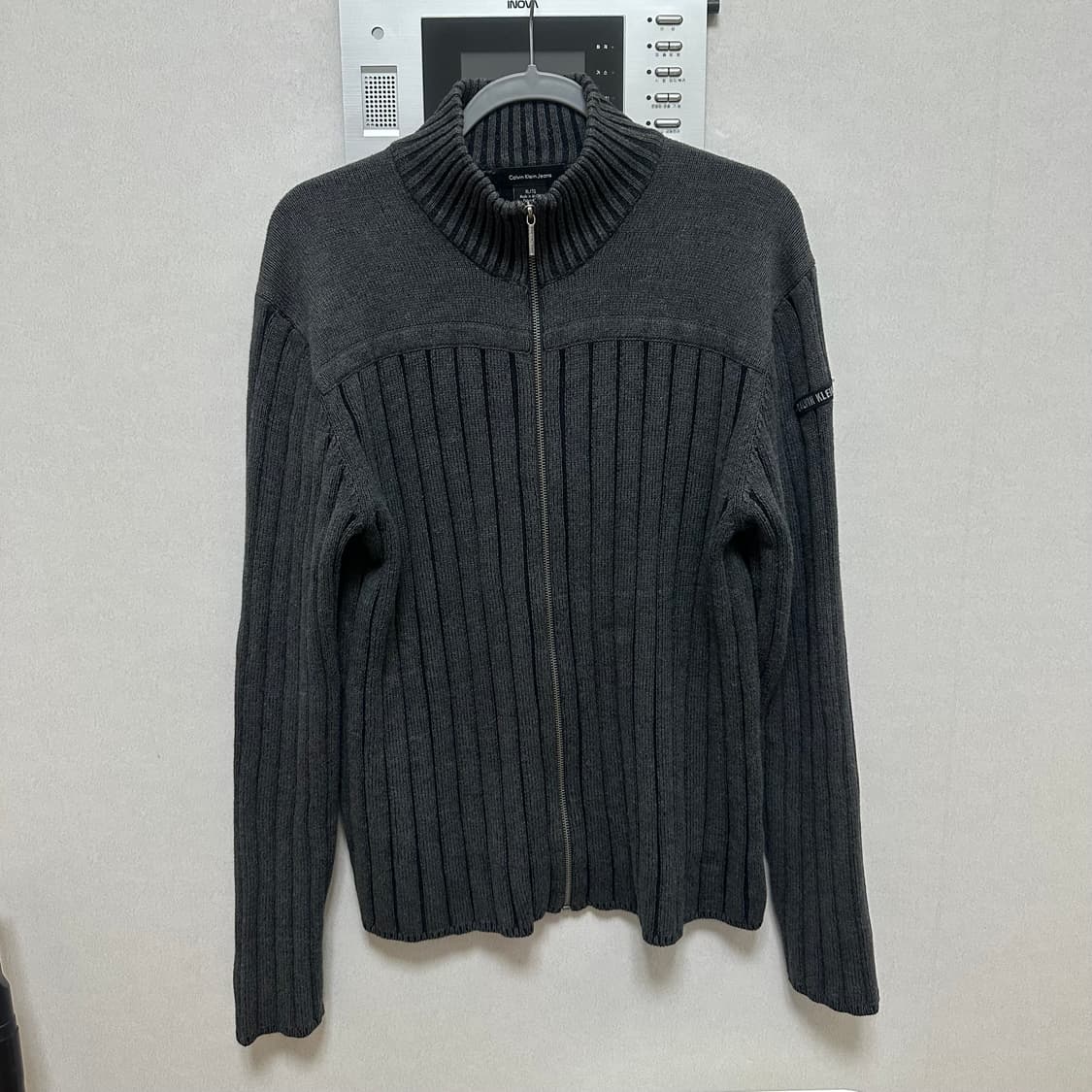 캘빈클라인 진 니트 집업 XL 상품이미지1