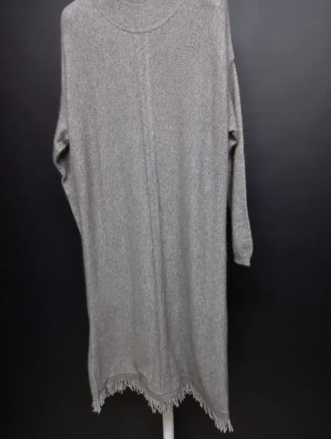 새 K BY 김서룡 너구리모 맥시 니트원피스 66 상품이미지3