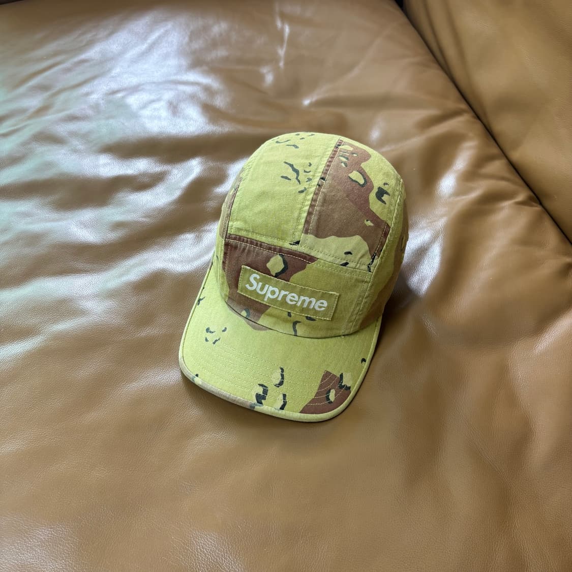 Supreme 슈프림 오버다이드 카모 카키 캠프캡 모자 Camo 상품이미지1