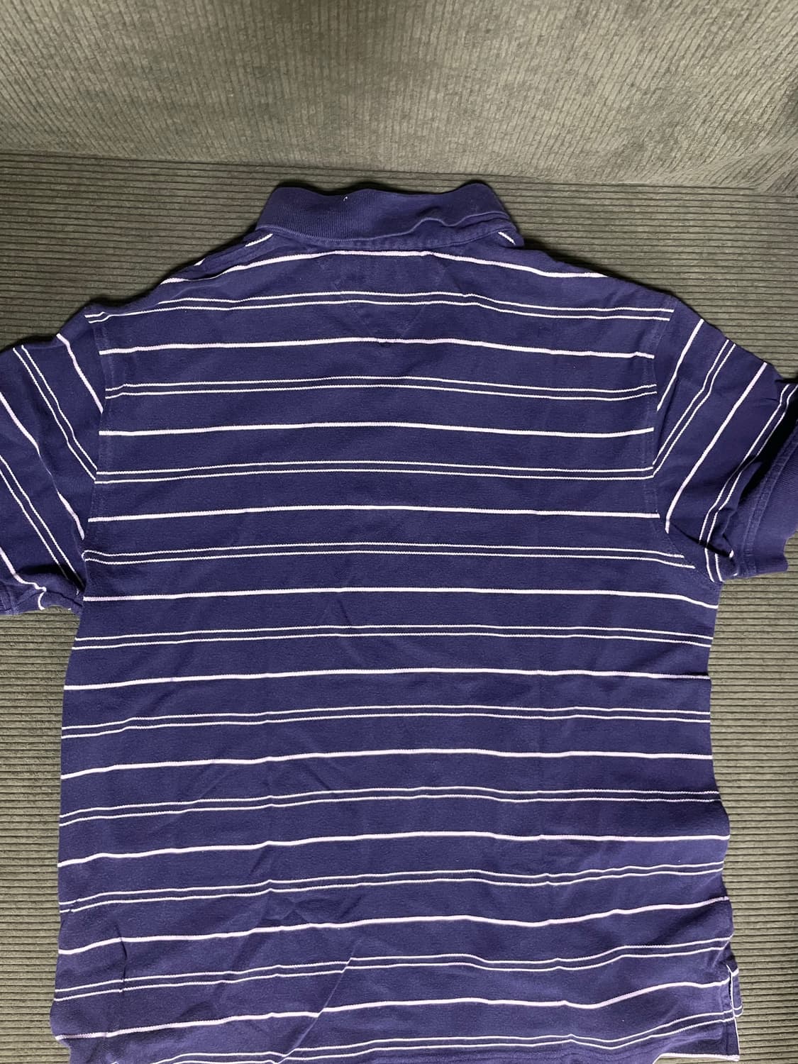 VINTAGE Tommy Hilfiger 타미힐피거 스트라이프 카라 반팔 상품이미지2