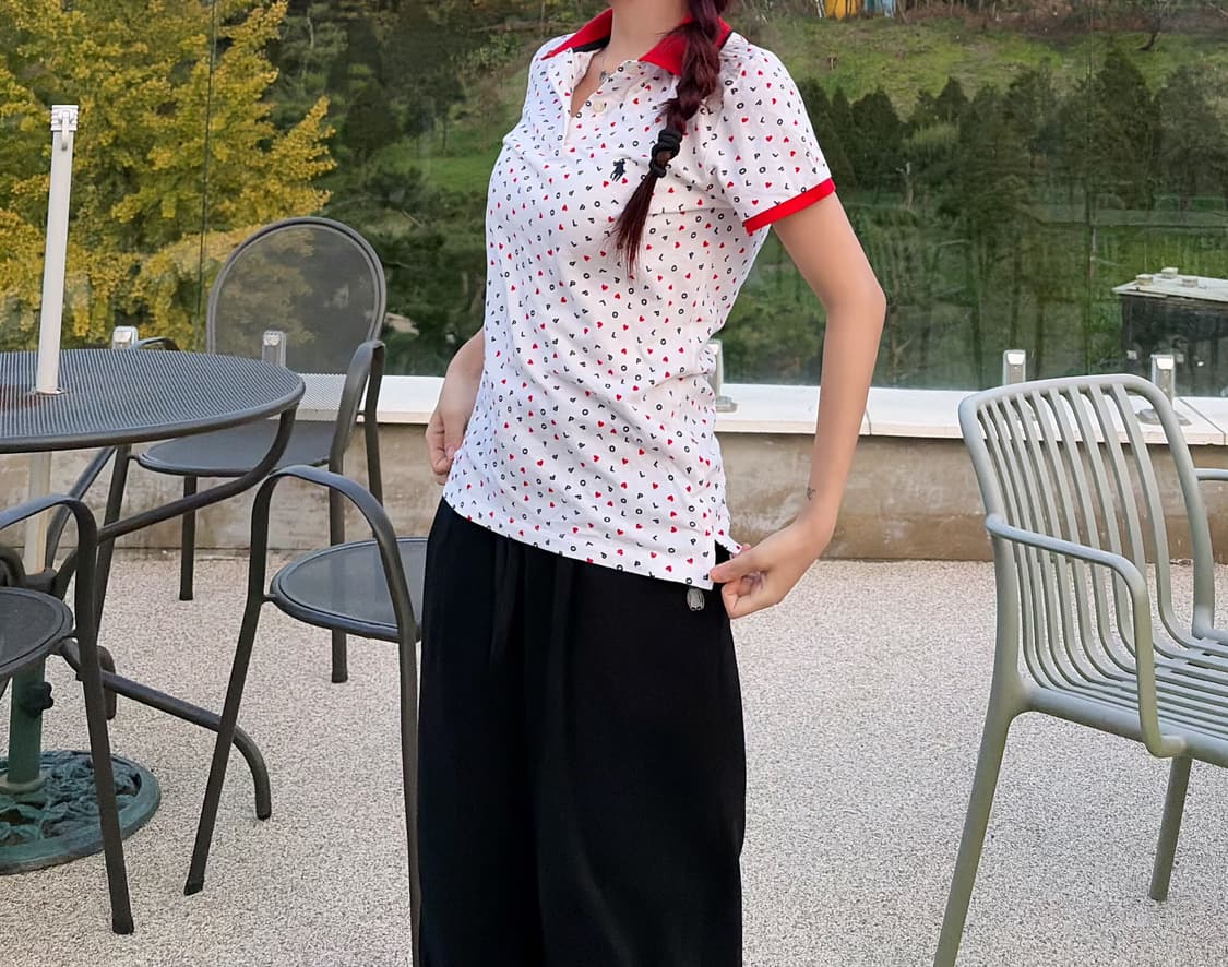 폴로 여리핏 여성 카라티(xl) 상품이미지10