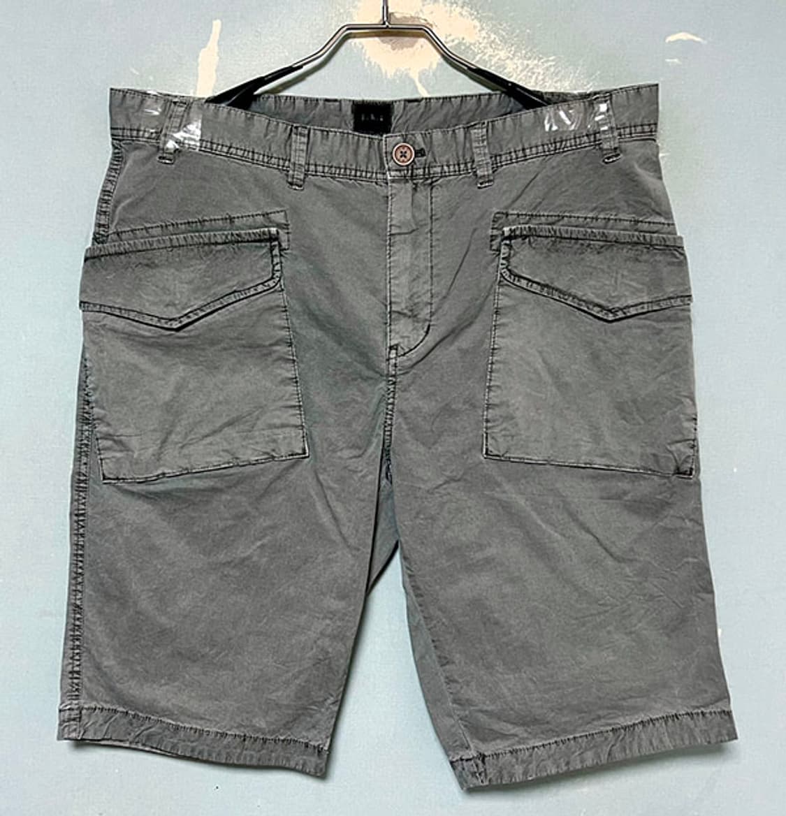 I.M.Z 인터메조 남자 면 반바지 가먼트다잉 캐주얼 스판좋음 L 32 상품이미지1