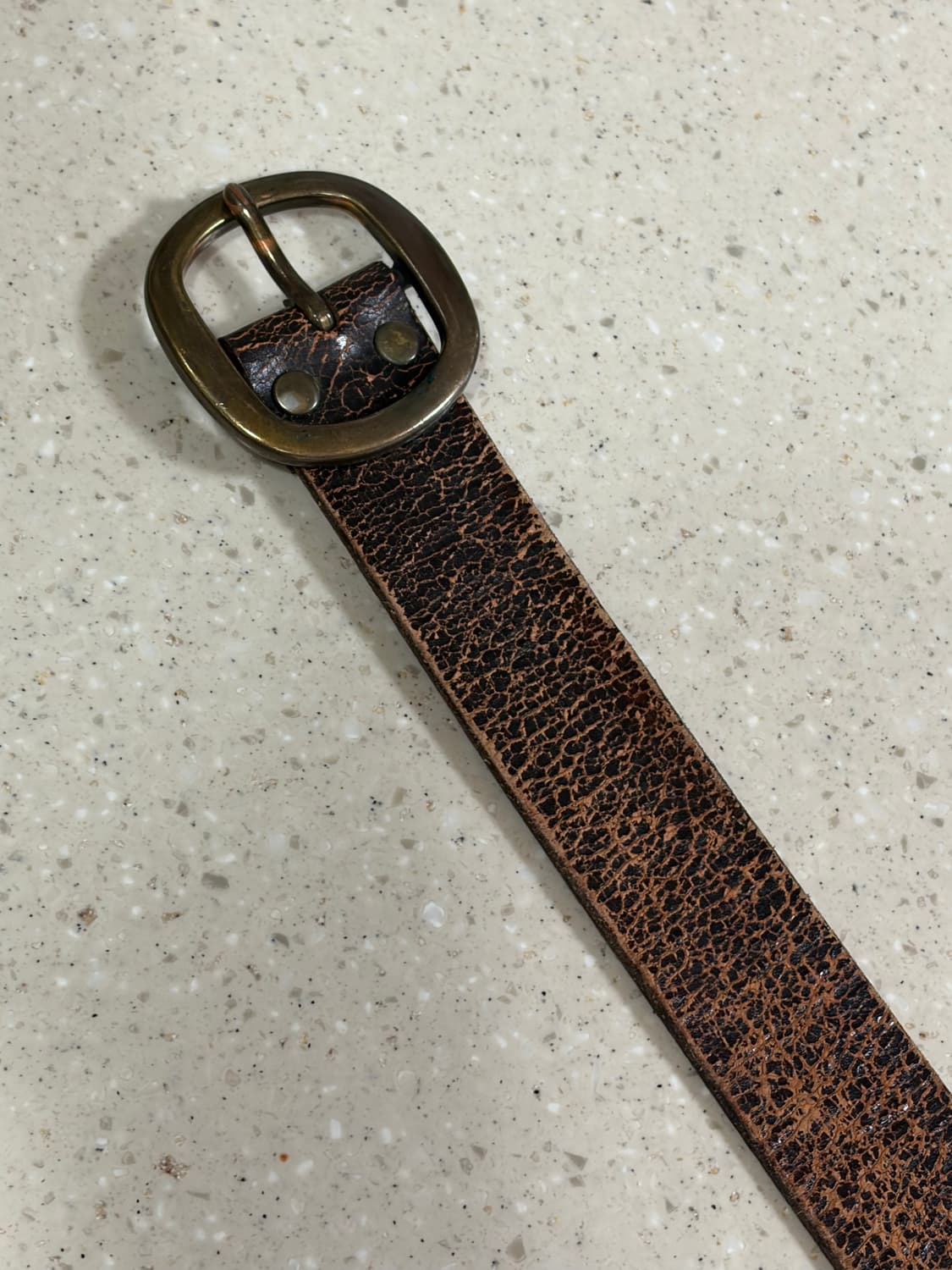 브라스 오발 개리슨 웨스턴 벨트 상품이미지2