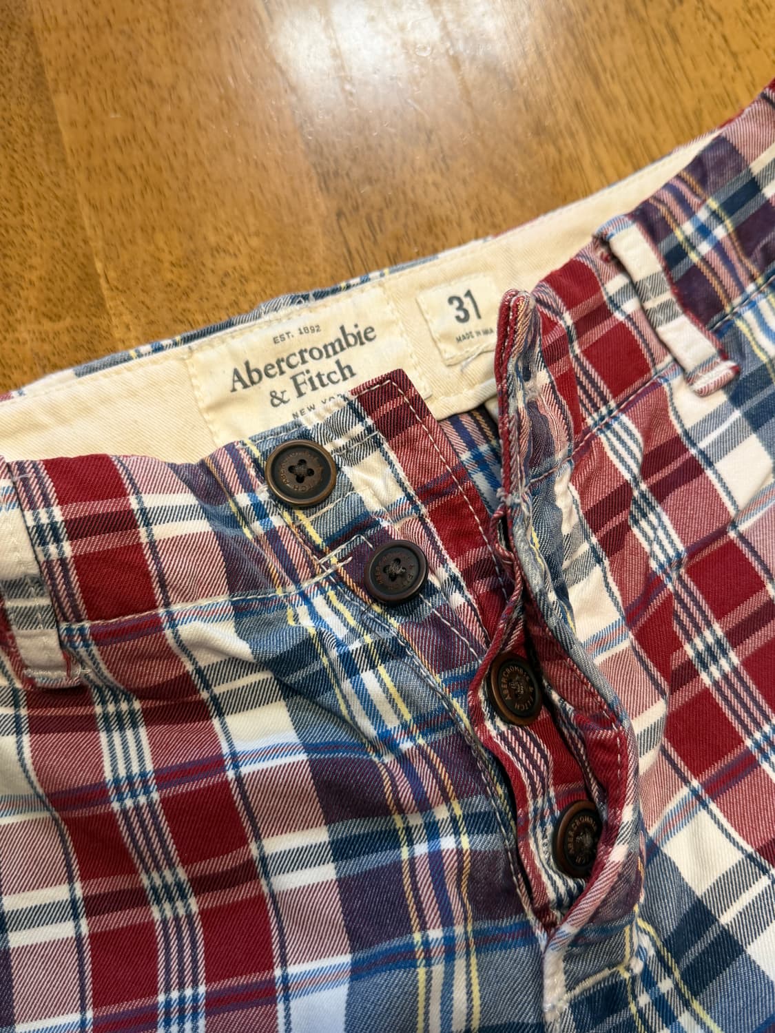 아베크롬비 y2k 패턴 숏팬츠 상품이미지5