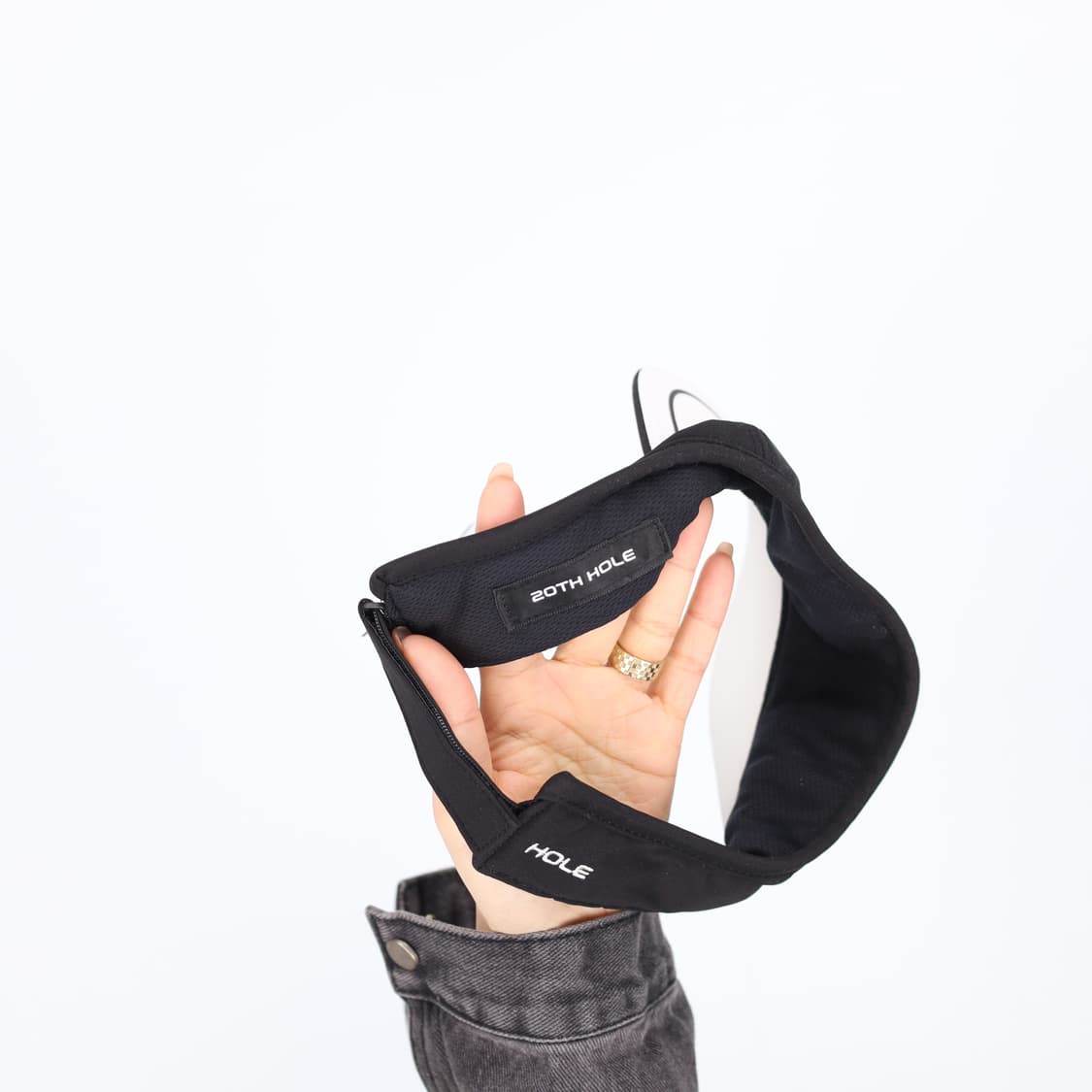 [F] 새상품 투에니스홀 골프 여성 심볼 썬캡 0106J 상품이미지3