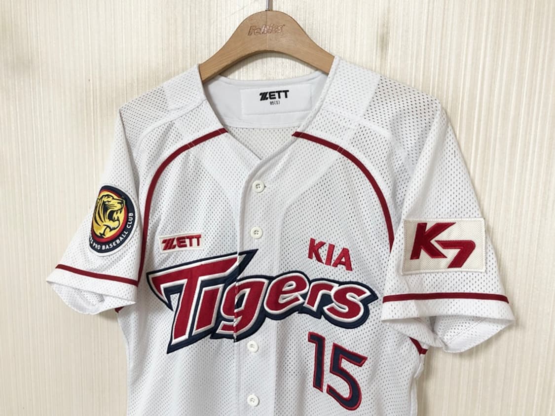 KBO ZETT 기아타이거즈 올드 홈유니폼/져지 S(85) #15 이용규 상품이미지6