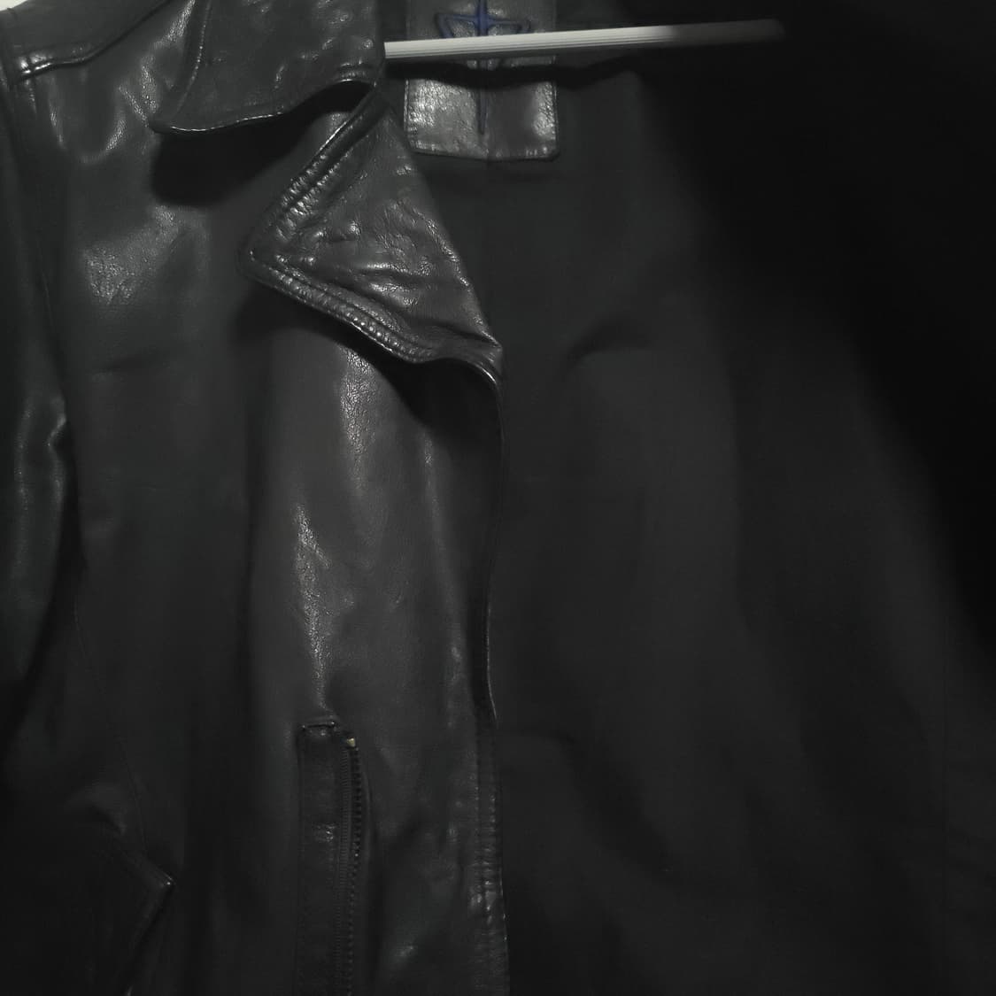 지이크 SIEG 양가죽 라이더 자켓 블랙 100 상품이미지7