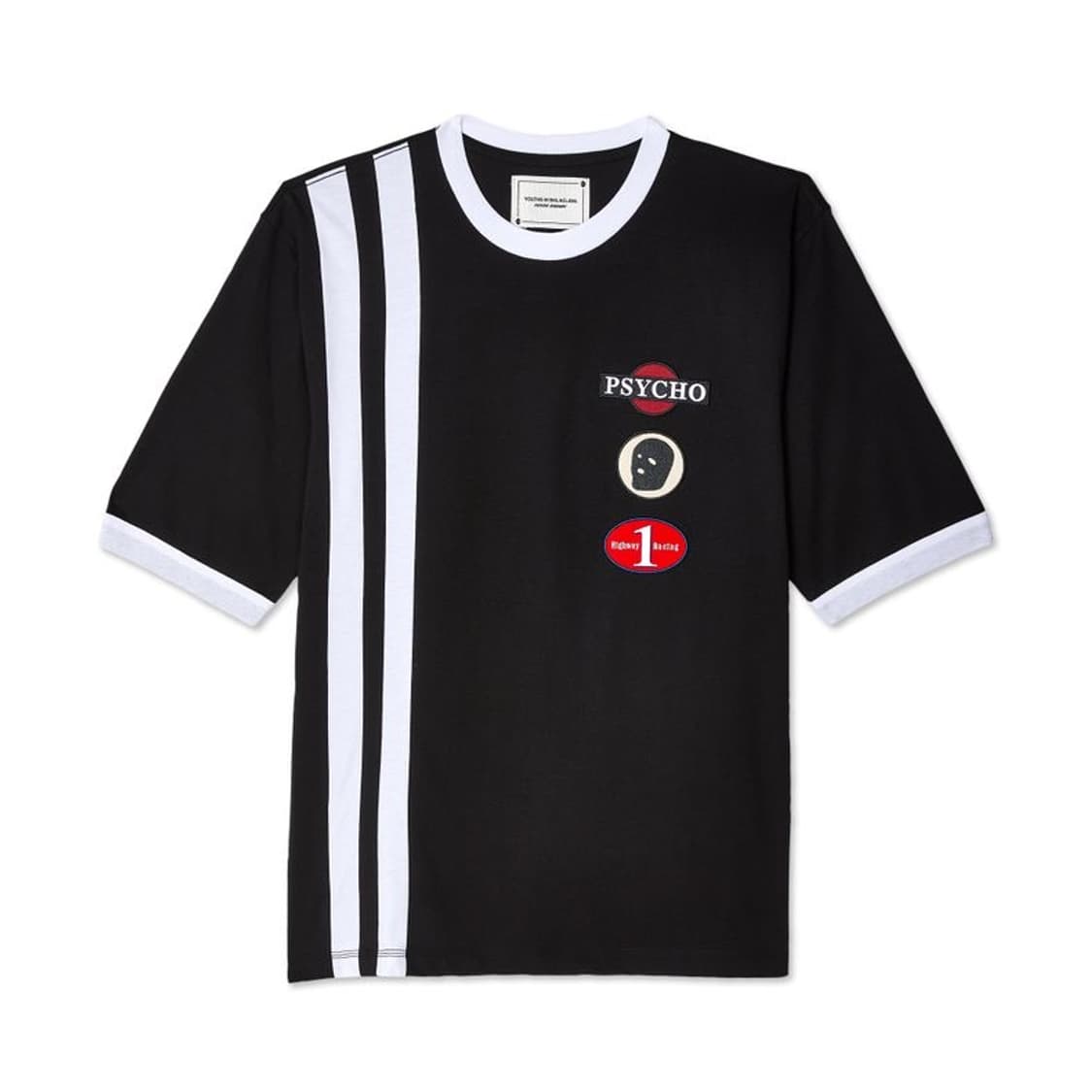  유스 인 바라클라바 레이서 링거 반팔티셔츠 XL  상품이미지4