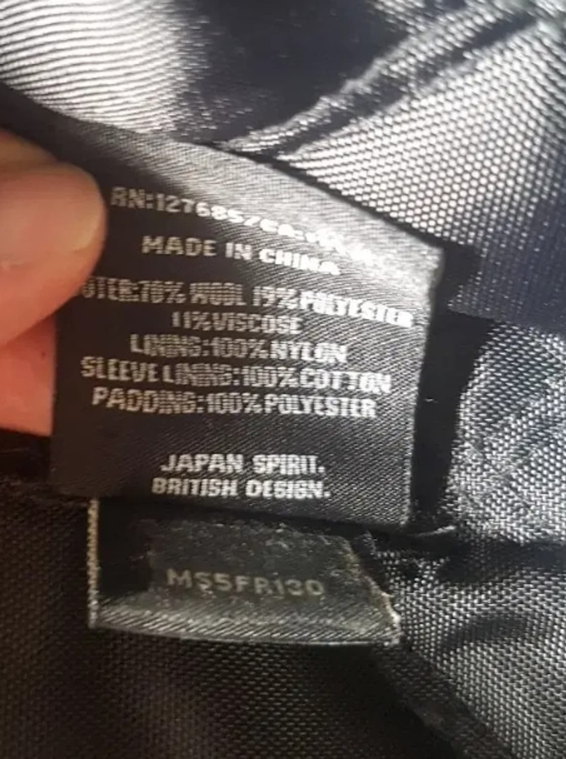 [L] 슈퍼드라이 빈티지 해군 더블 피코트 네이비 라벨 상품이미지10