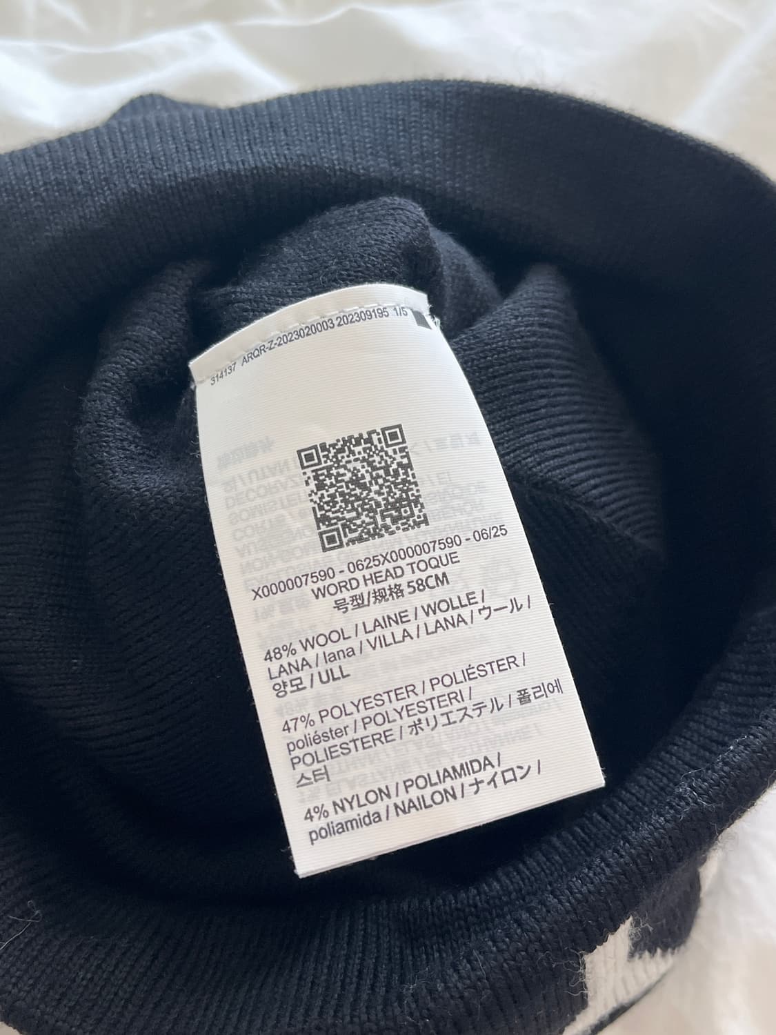 아크테릭스 월드헤드토크 비니 블랙 상품이미지3