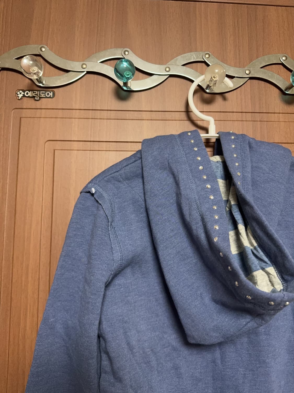 헤이세이 빈티지 갸루 서브컬쳐 아베크롬비 딱붙핏 큐빅 후드집업 상품이미지5