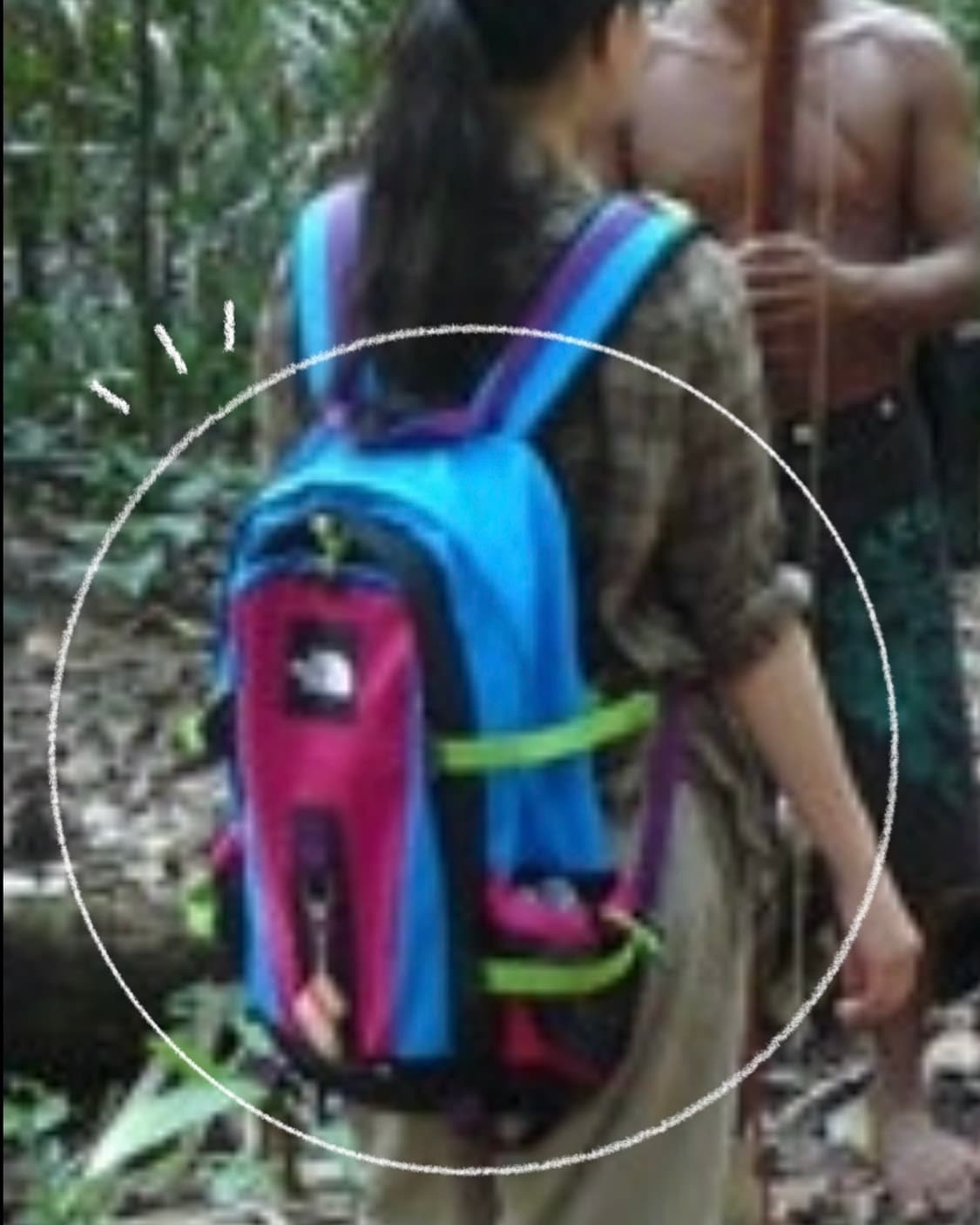 아오이유우 노스페이스 핫샷 멀티컬러 백팩 상품이미지7