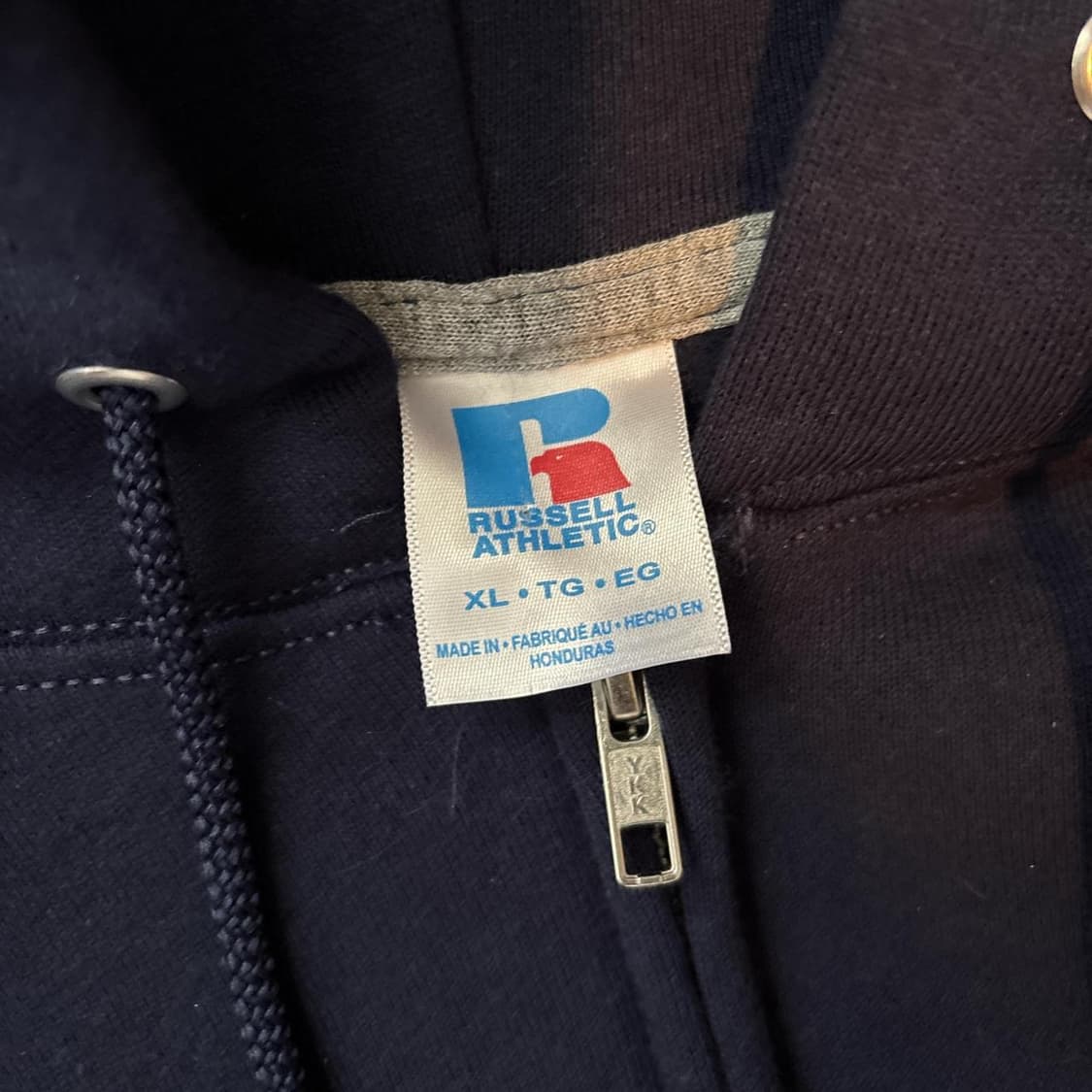 00s 온두라스 러셀 애슬레틱 후드집업 네이비 상품이미지2