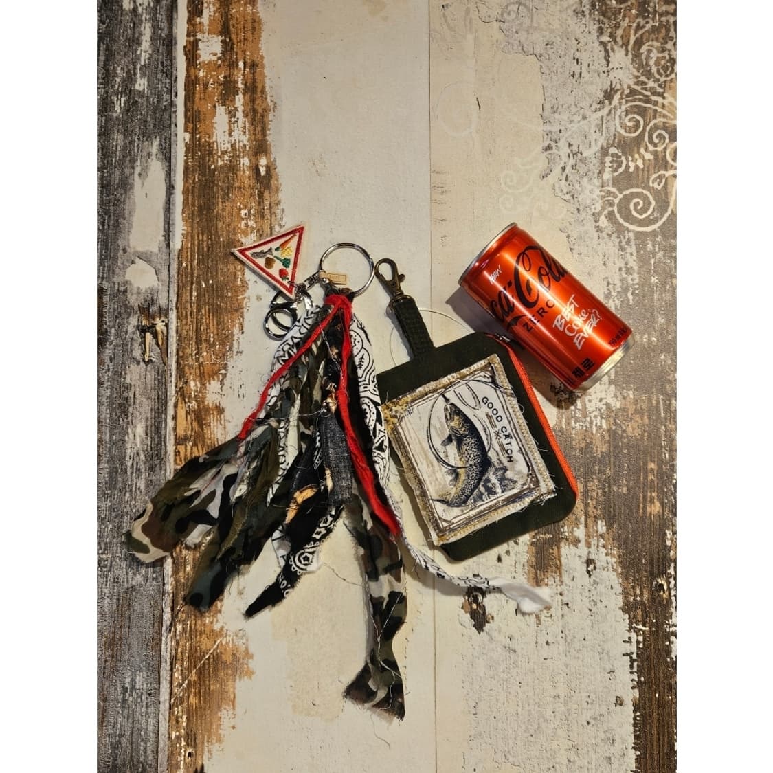 핸드메이드 커스텀 패치 반다나 카라비너 키링 ( OS ) / 10876 상품이미지6