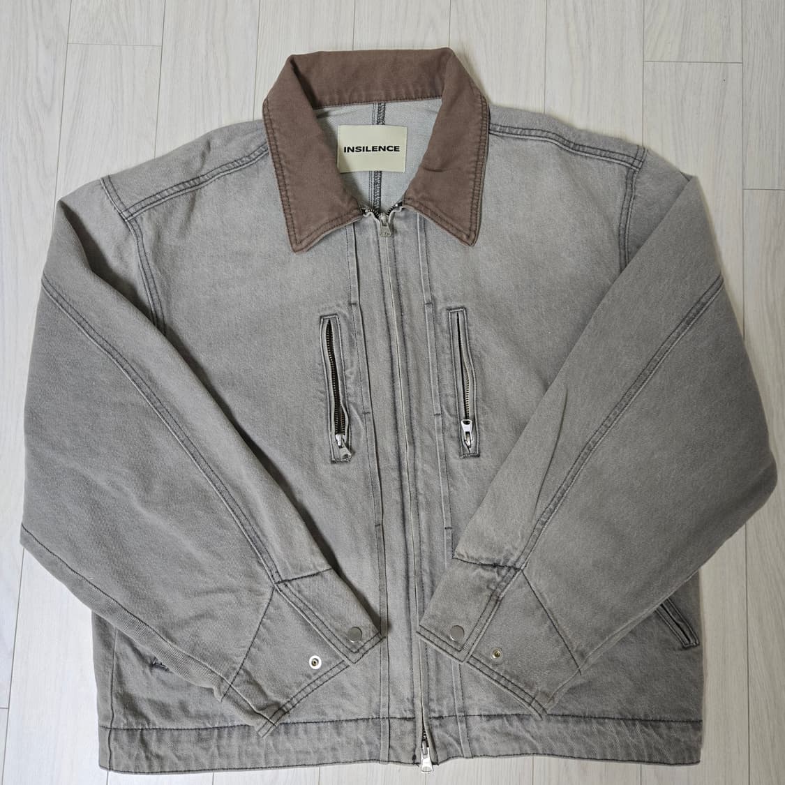인사일런스 워시드 데님 워크 자켓 M 상품이미지1