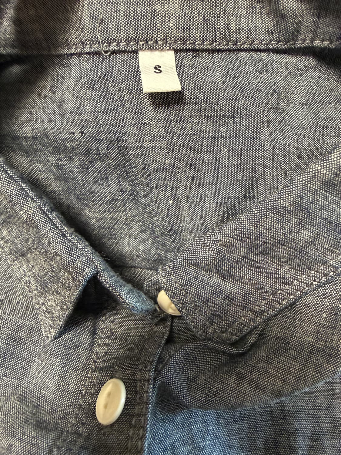 무인양품 베이직코튼 반팔셔츠 S 상품이미지3