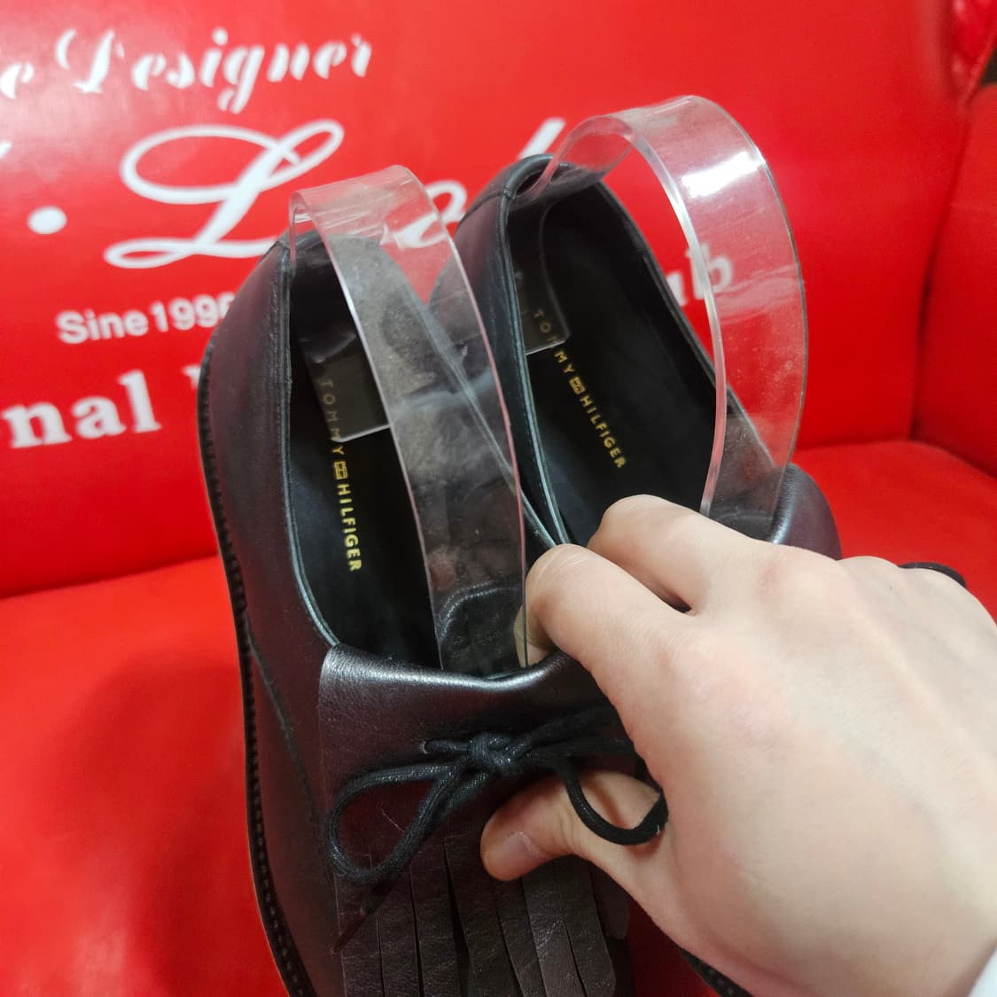 타미힐피거 그레이 메탈 테슬 로퍼 240size 상품이미지5