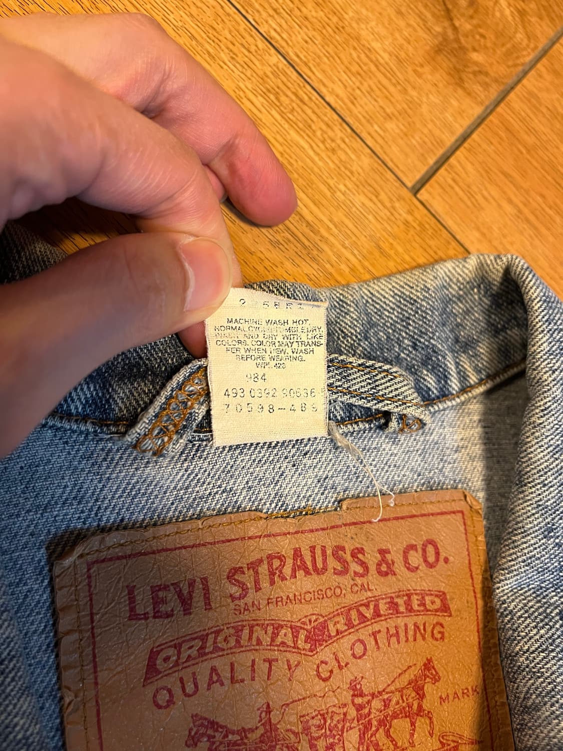 Levi’s 리바이스 데님조끼 2XL 상품이미지5