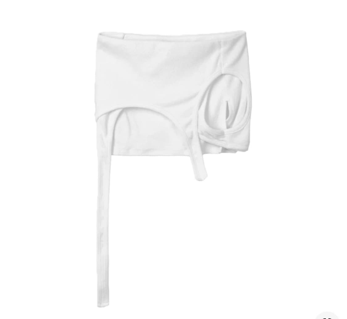 Bonnae 레이어드 스커트(화이트) 상품이미지1