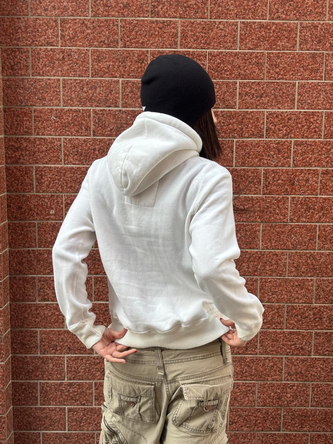 아베크롬비 A&F 화이트 후드티 상품이미지4