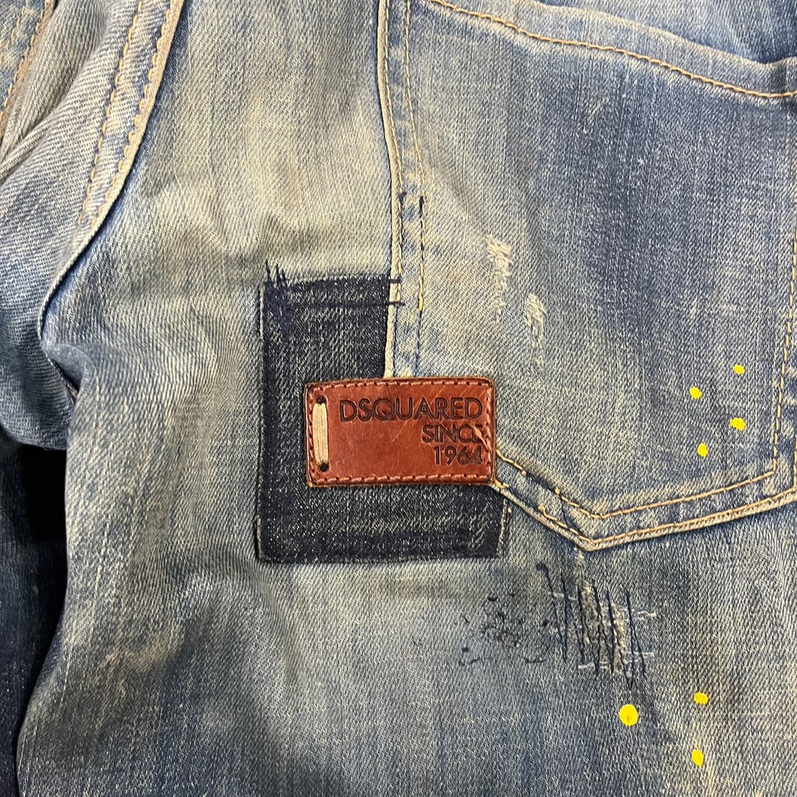 [정품/44] 디스퀘어드2 패치 데님 청바지 b17 상품이미지8