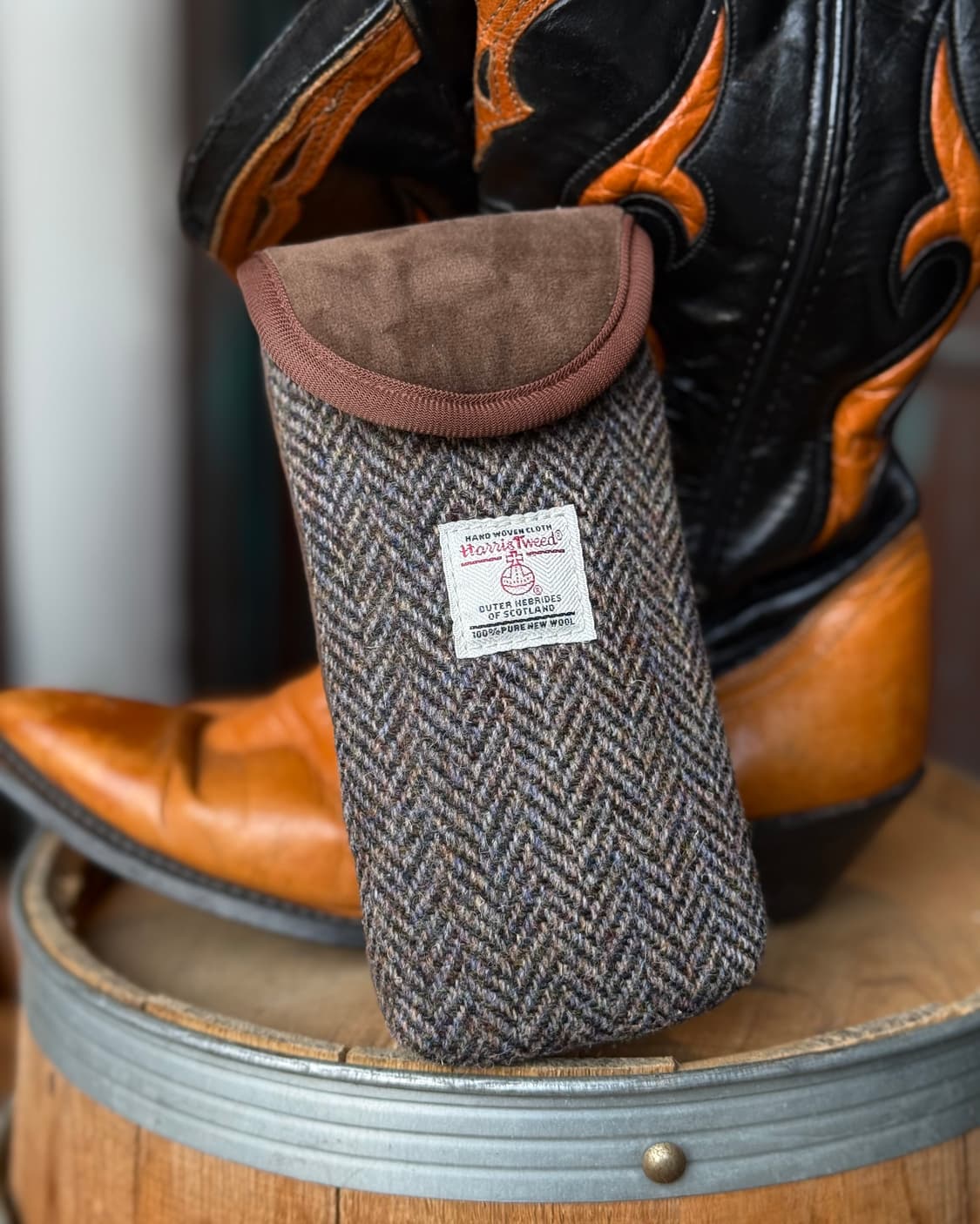 해리스트위드 해링본 울 케이스 상품이미지6