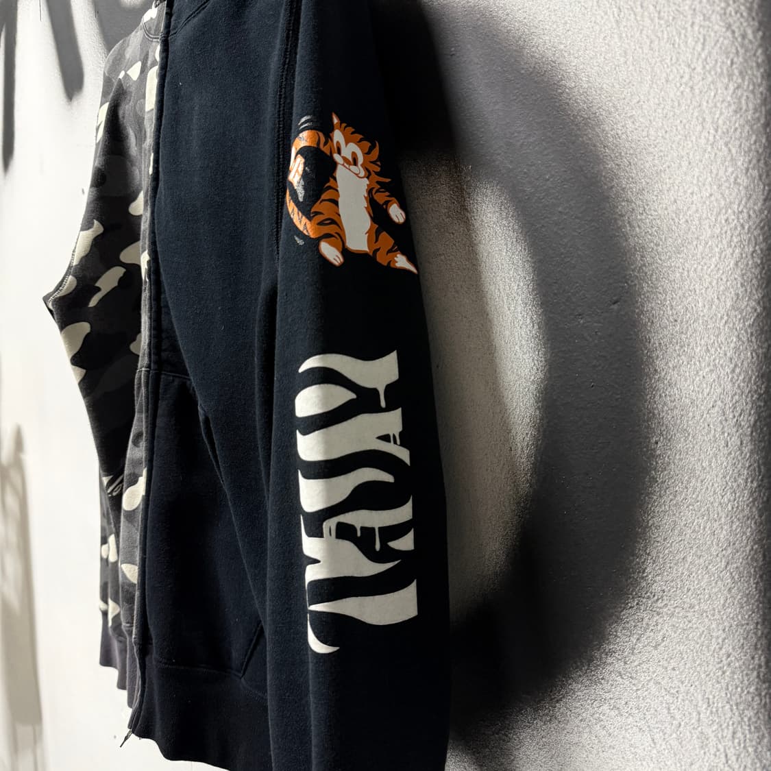 정품 베이프 시티카모 타이거 에이프 아수라 풀 집업 후디 상품이미지4