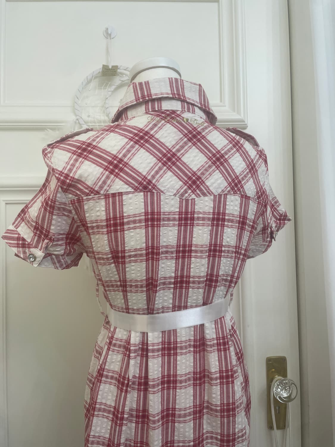 LIZ LISA doll cherry check glitter midi 상품이미지4