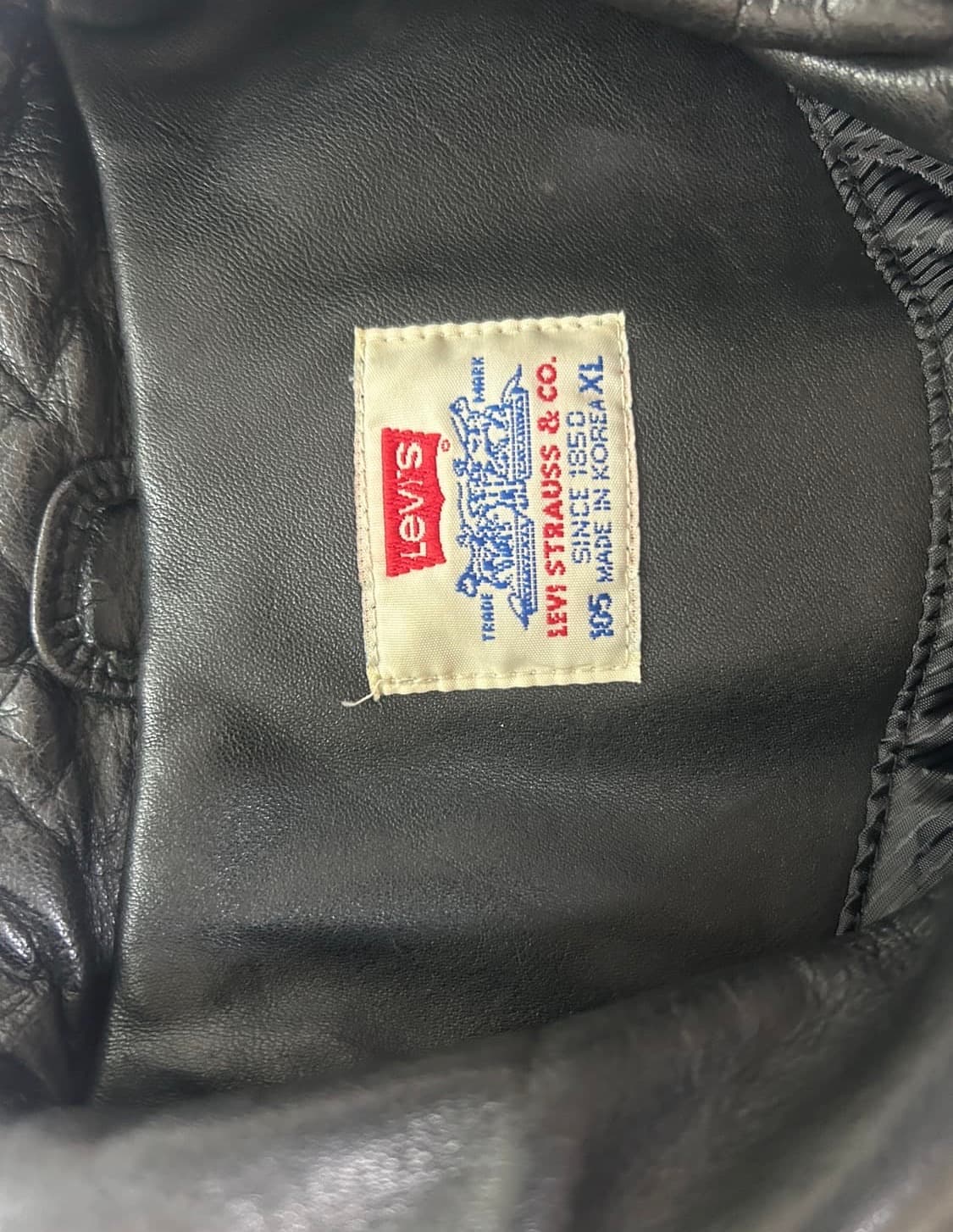 리바이스 실버탭 90s 레더 트러커 판매합니다(소가죽) 상품이미지2