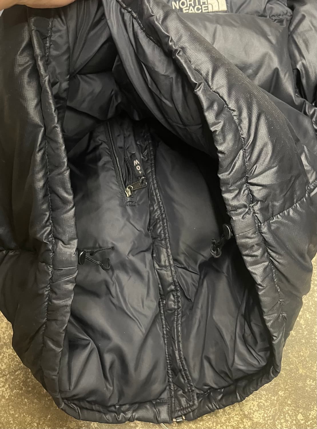 노스페이스 700 구형 눕시 구스 패딩 블랙 상품이미지8