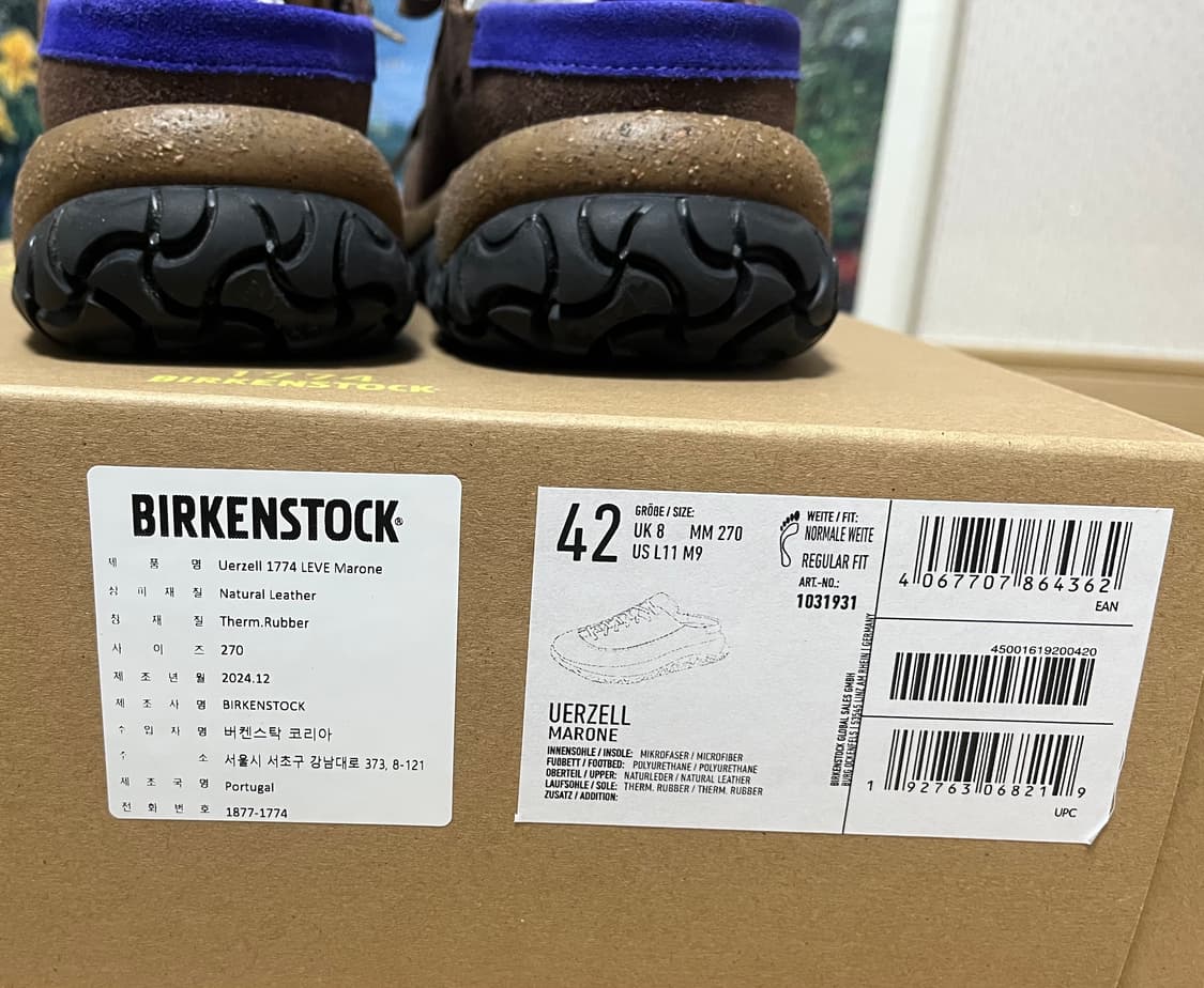 버켄스탁 1774 x thibo uerzell 42사이즈 marone 상품이미지2