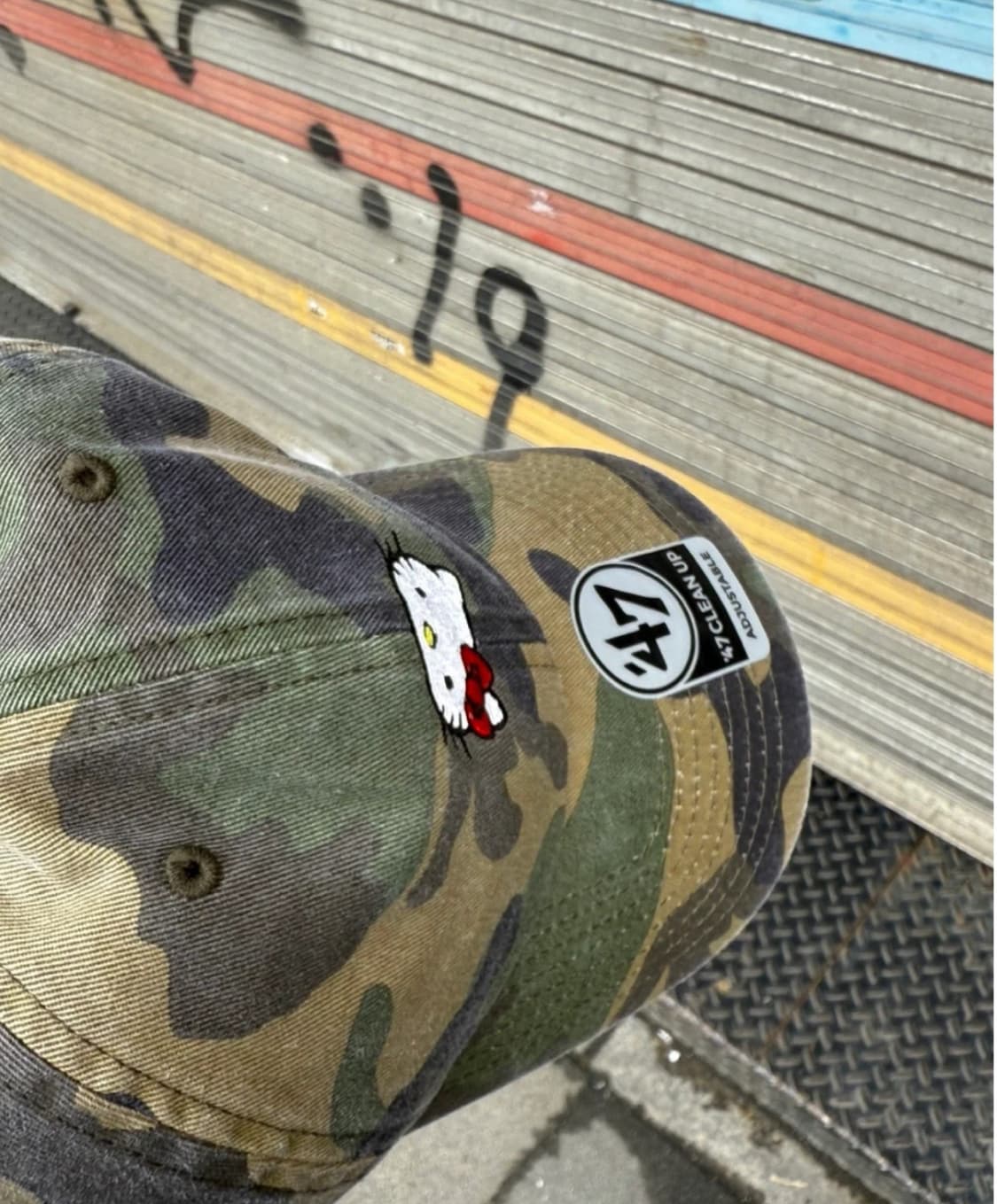 nptsss 헬로키티 47볼캡 밀리터리 모델입니다  상품이미지4