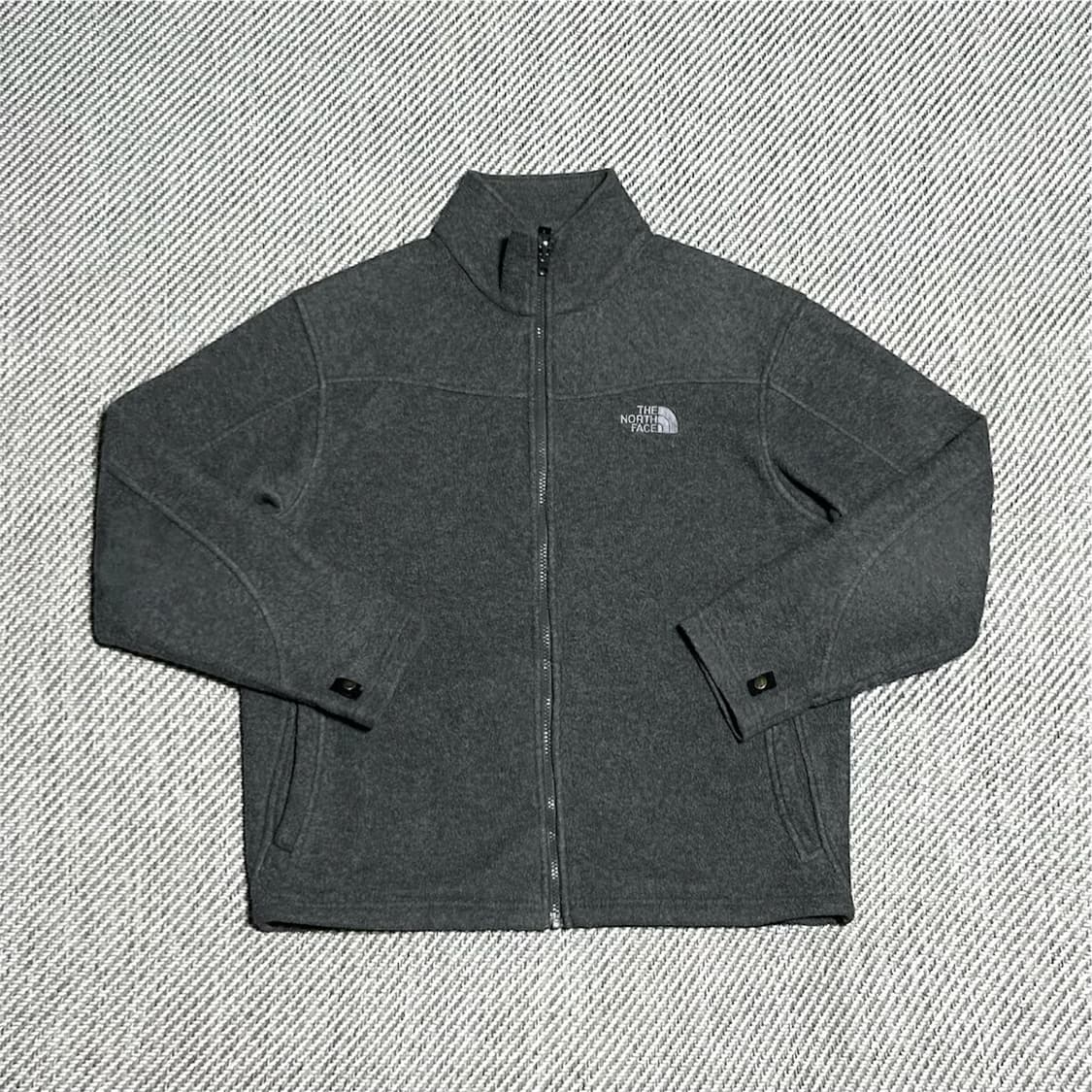 [M] Northface 노스페이스 챠콜 후리스 집업 자켓 상품이미지1