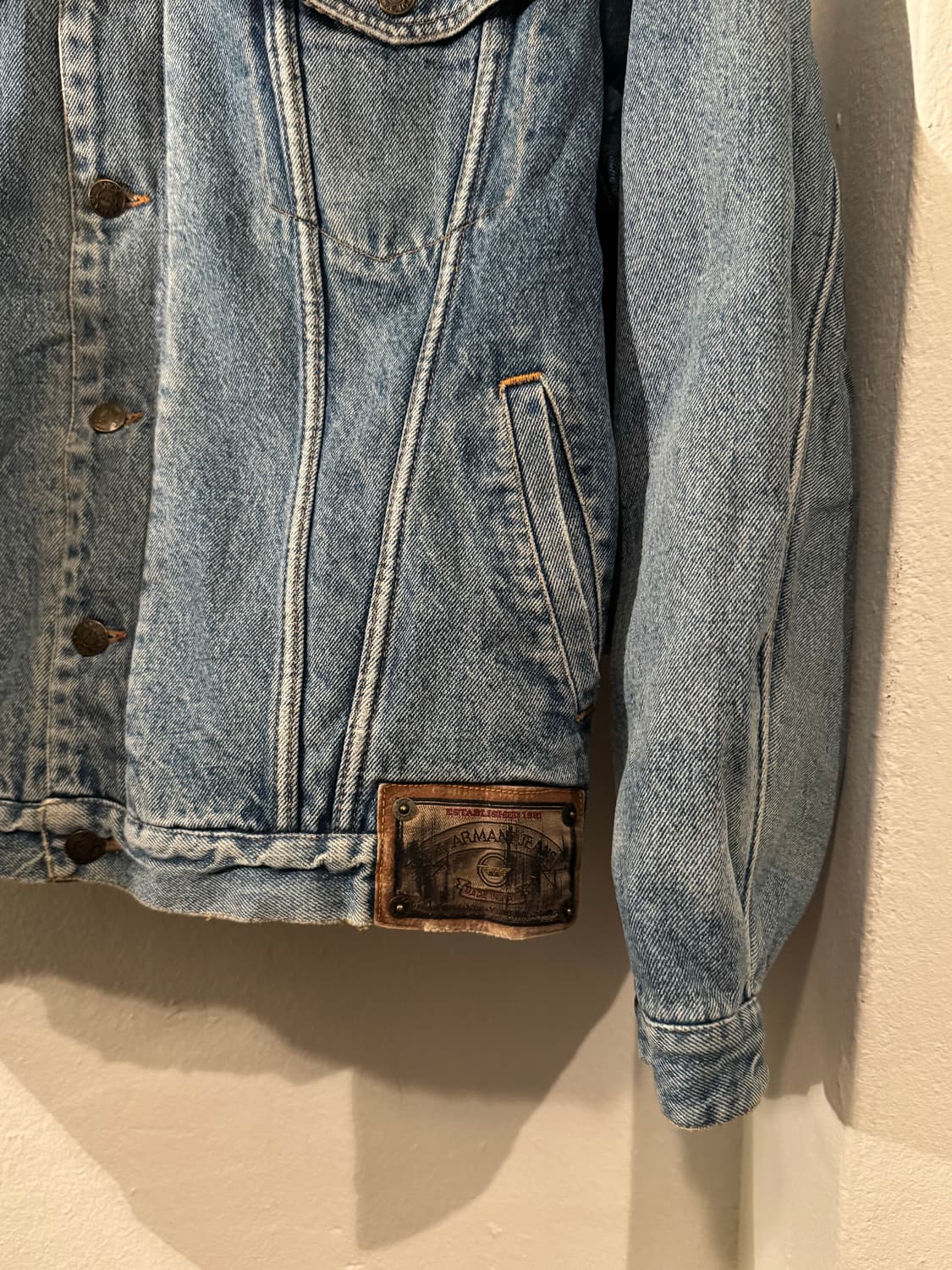 80s armani jeans jacket (48) 상품이미지4