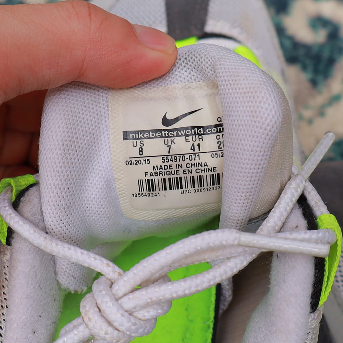 Nike 나이키 에어맥스 95 OG 네온 2018 260 상품이미지7