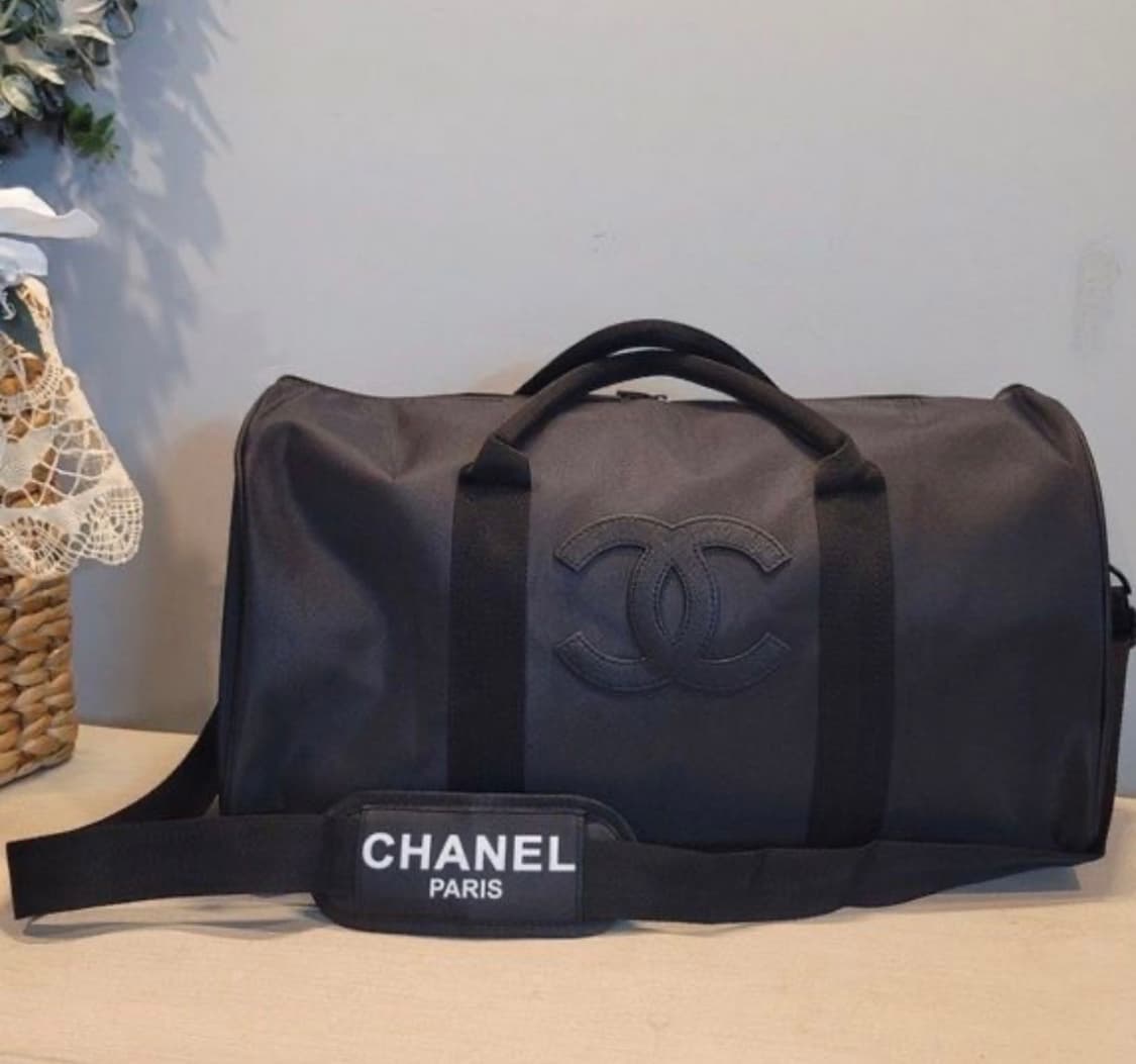 샤넬 보스턴백 블랙 로고 상품이미지2