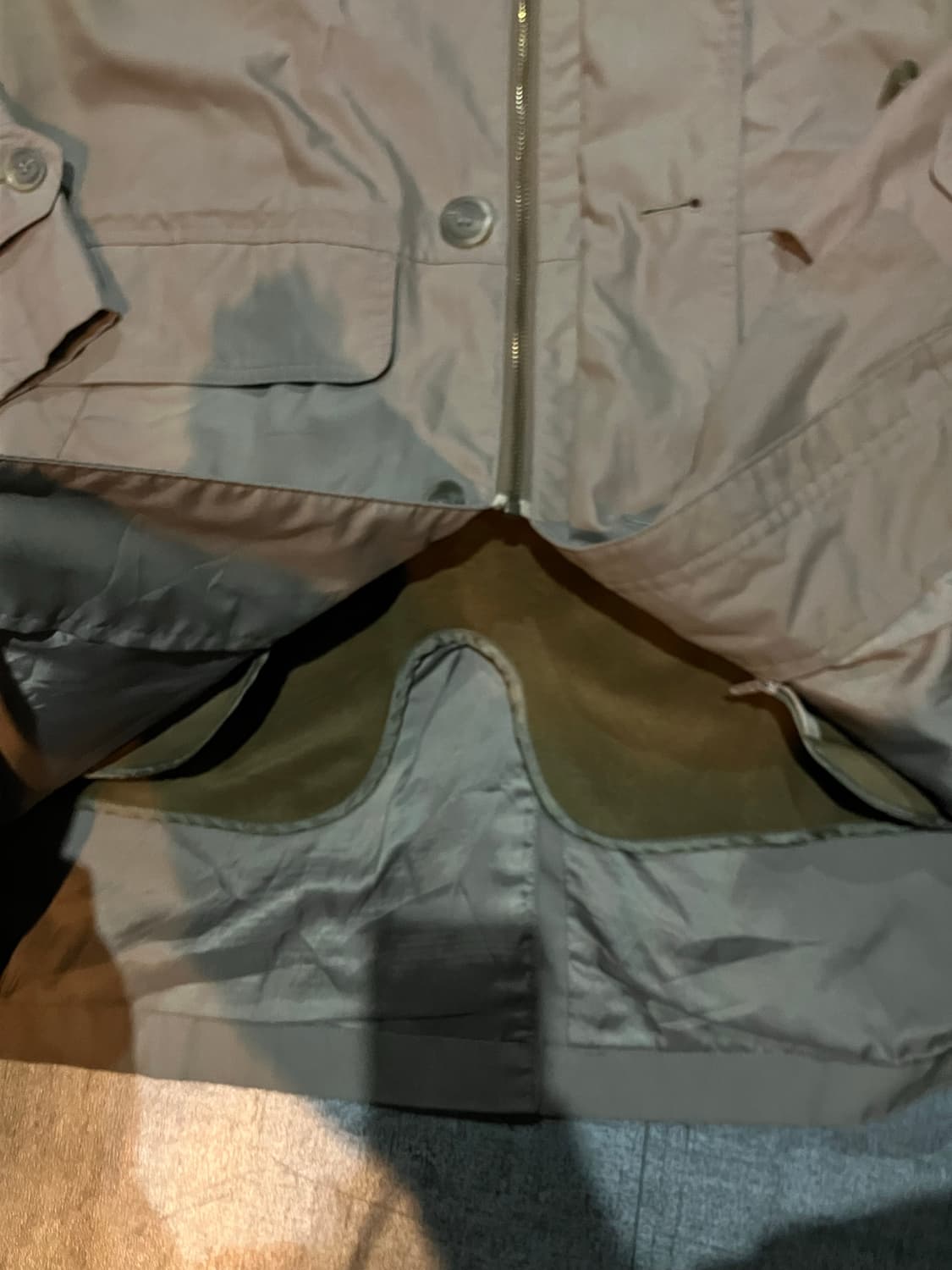 일본빈티지 barl 올드스쿨아메카지 혁오풍 신슐레이티드 하이넥 사파리자켓 상품이미지2