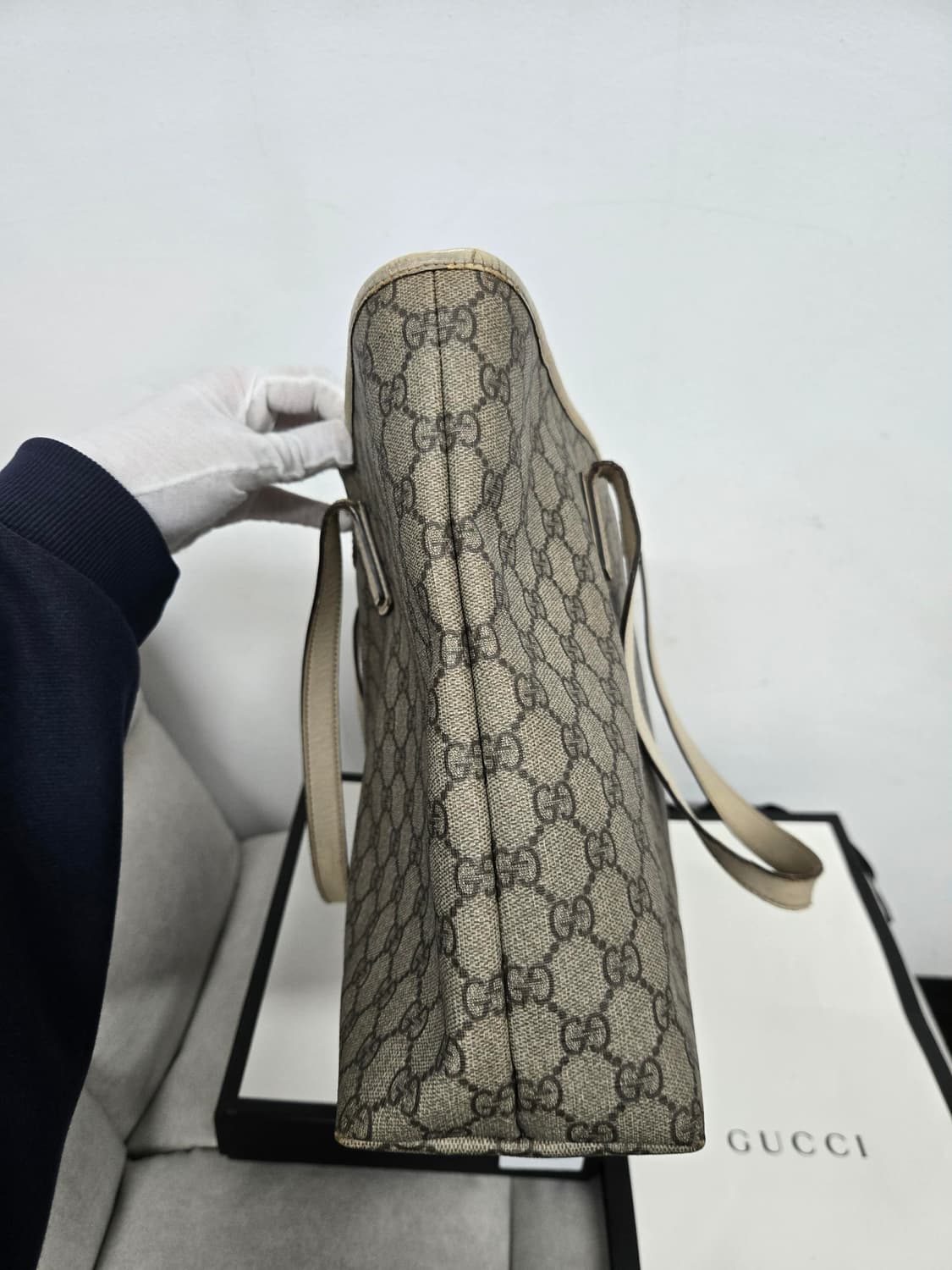 [보증서 정품] 구찌 시그니처 토트 숄더백 상품이미지3