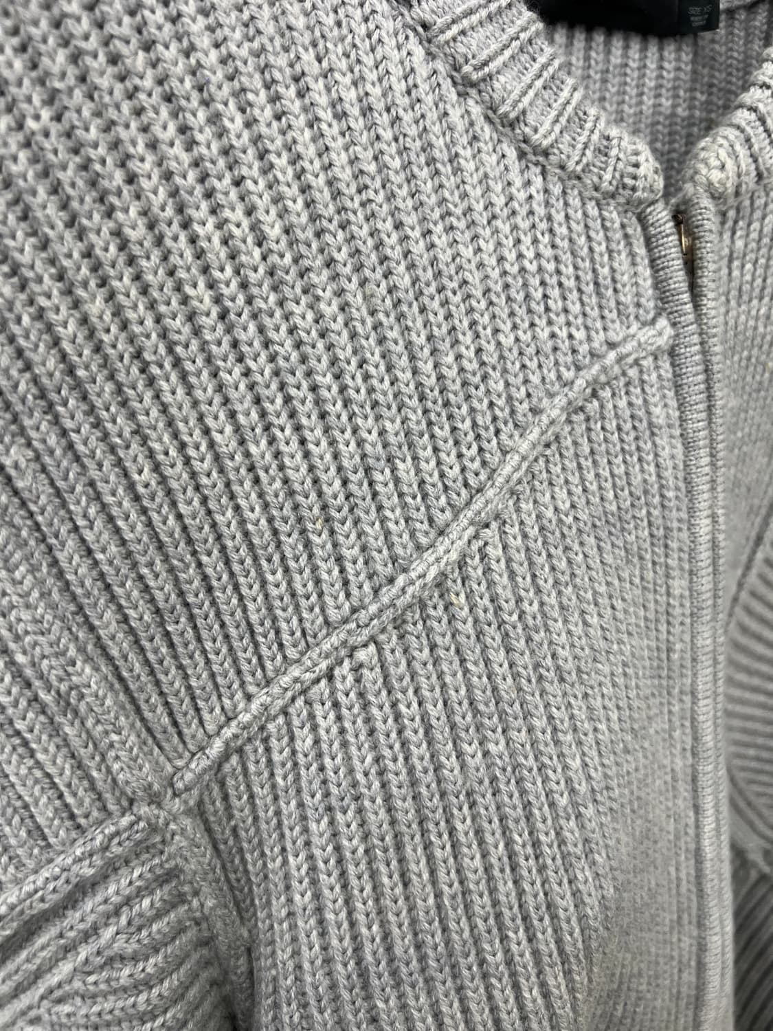 알렉산더왕 사선 패턴 울 니트 집업 상품이미지7