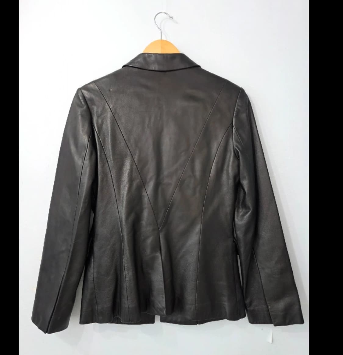 DKNY 블랙 가죽 자켓 ~55 상품이미지6