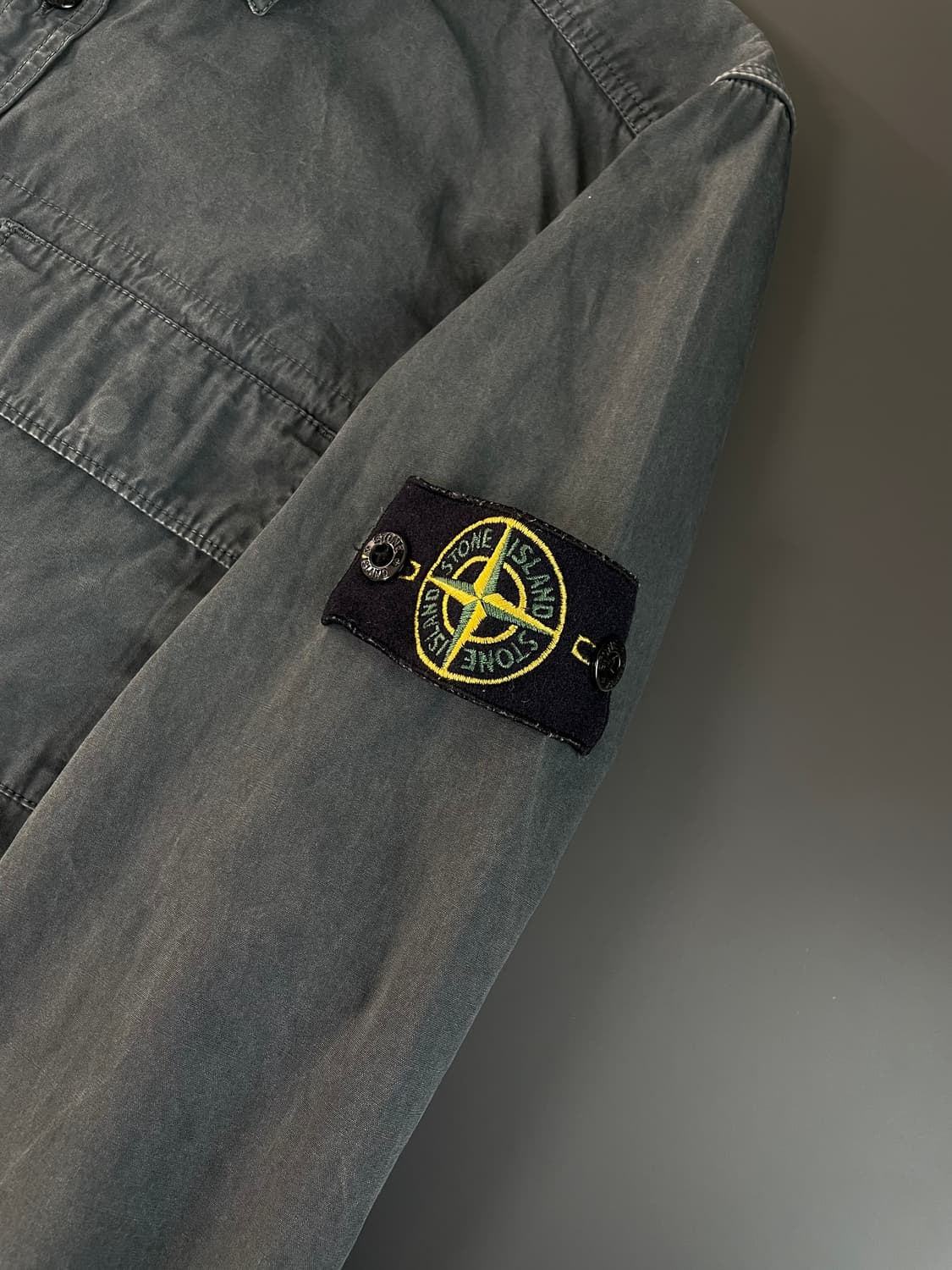 [S] 스톤 아일랜드 가먼트 다잉 코튼 버튼 셔츠 상품이미지6