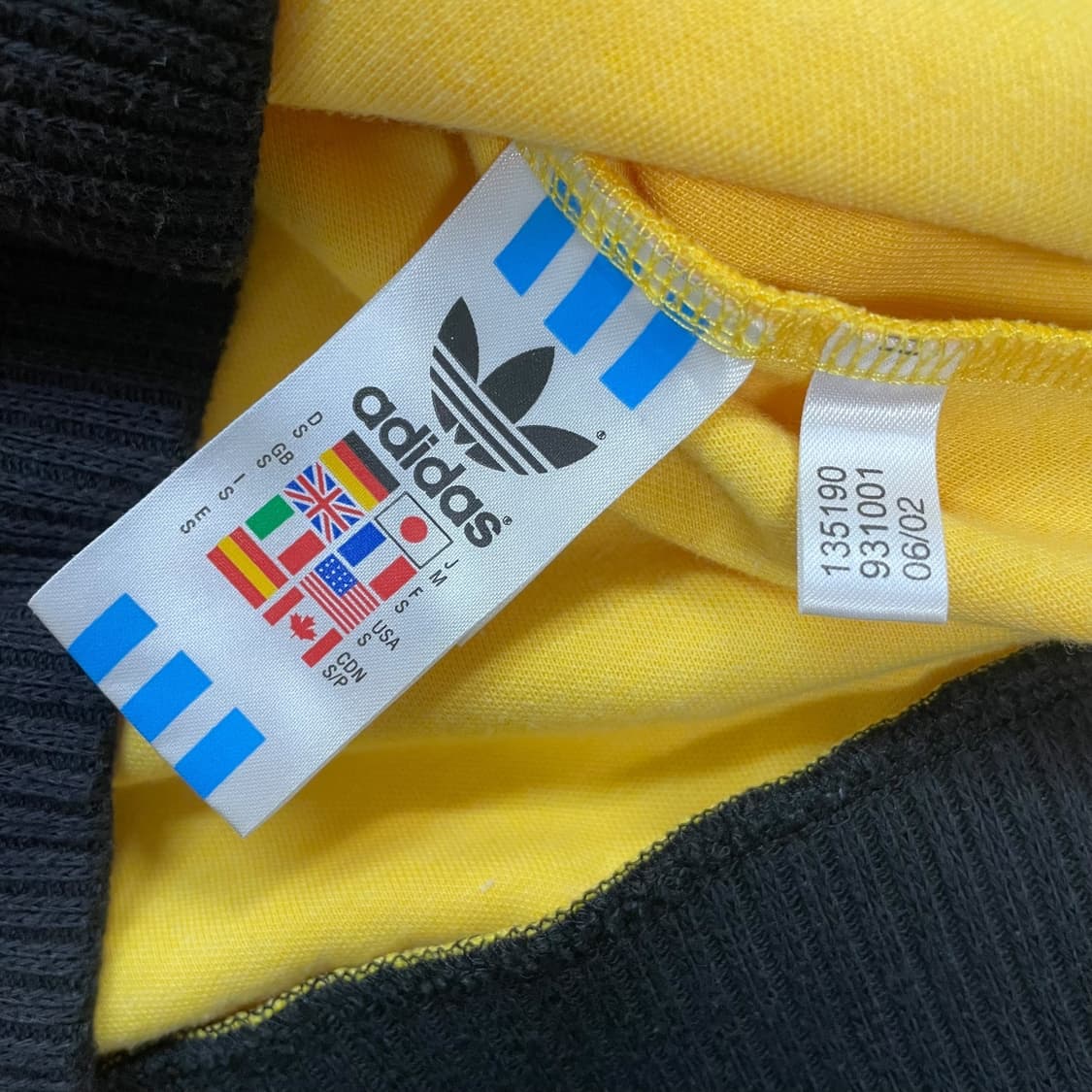 아디다스 재팬 투 포켓 트랙탑 져지 옐로우 블랙 상품이미지5