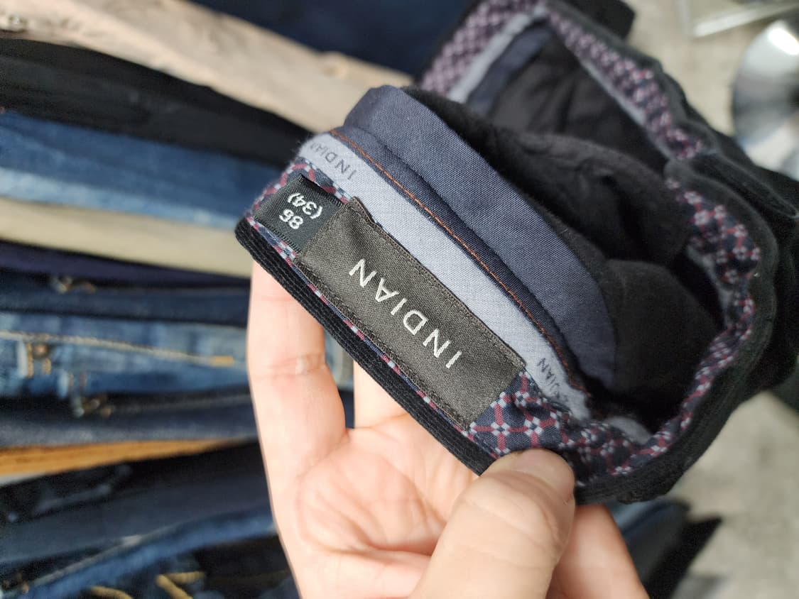 인디안 아메카지 벨벳원단 슬랙스 상품이미지4