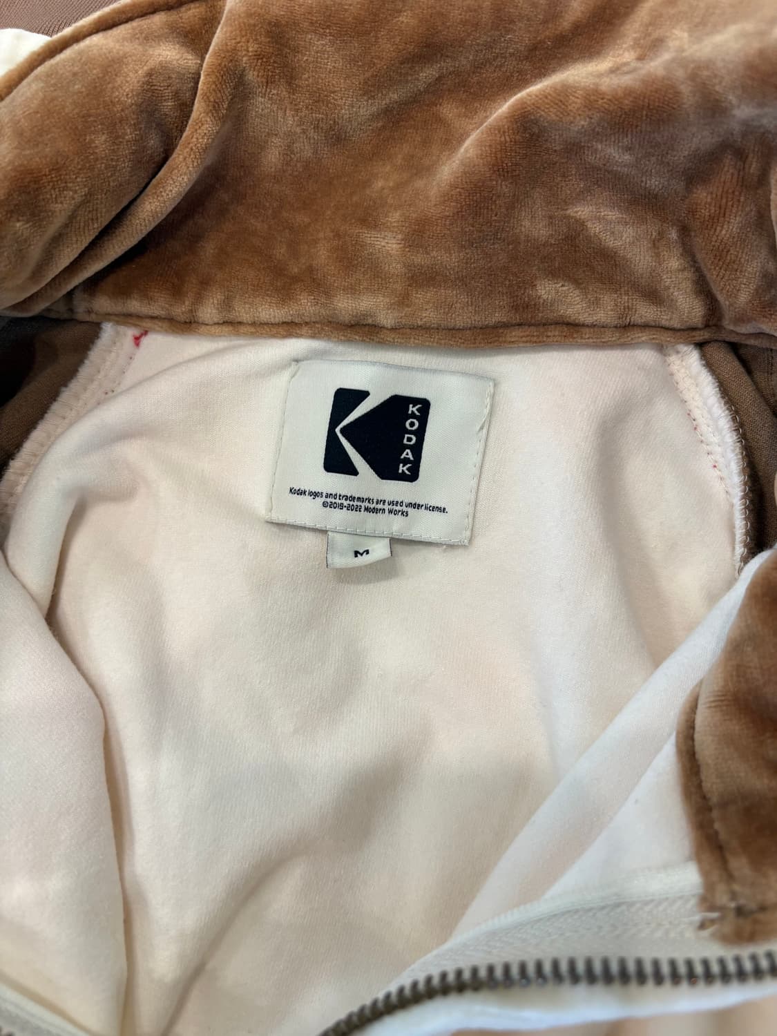 kodak velour standneck zipup 상품이미지3