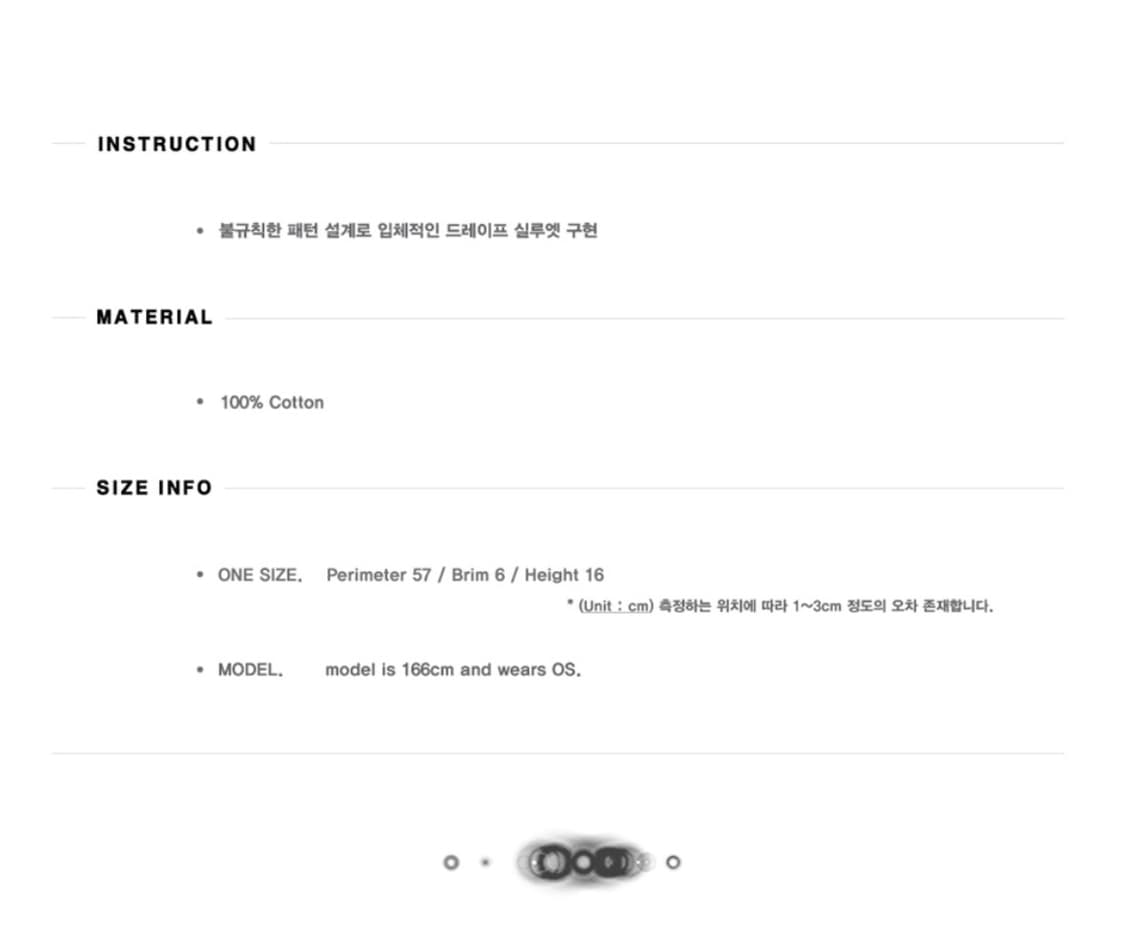 플레어업) Soi Draped Cap (FL-743_Black) F 상품이미지5