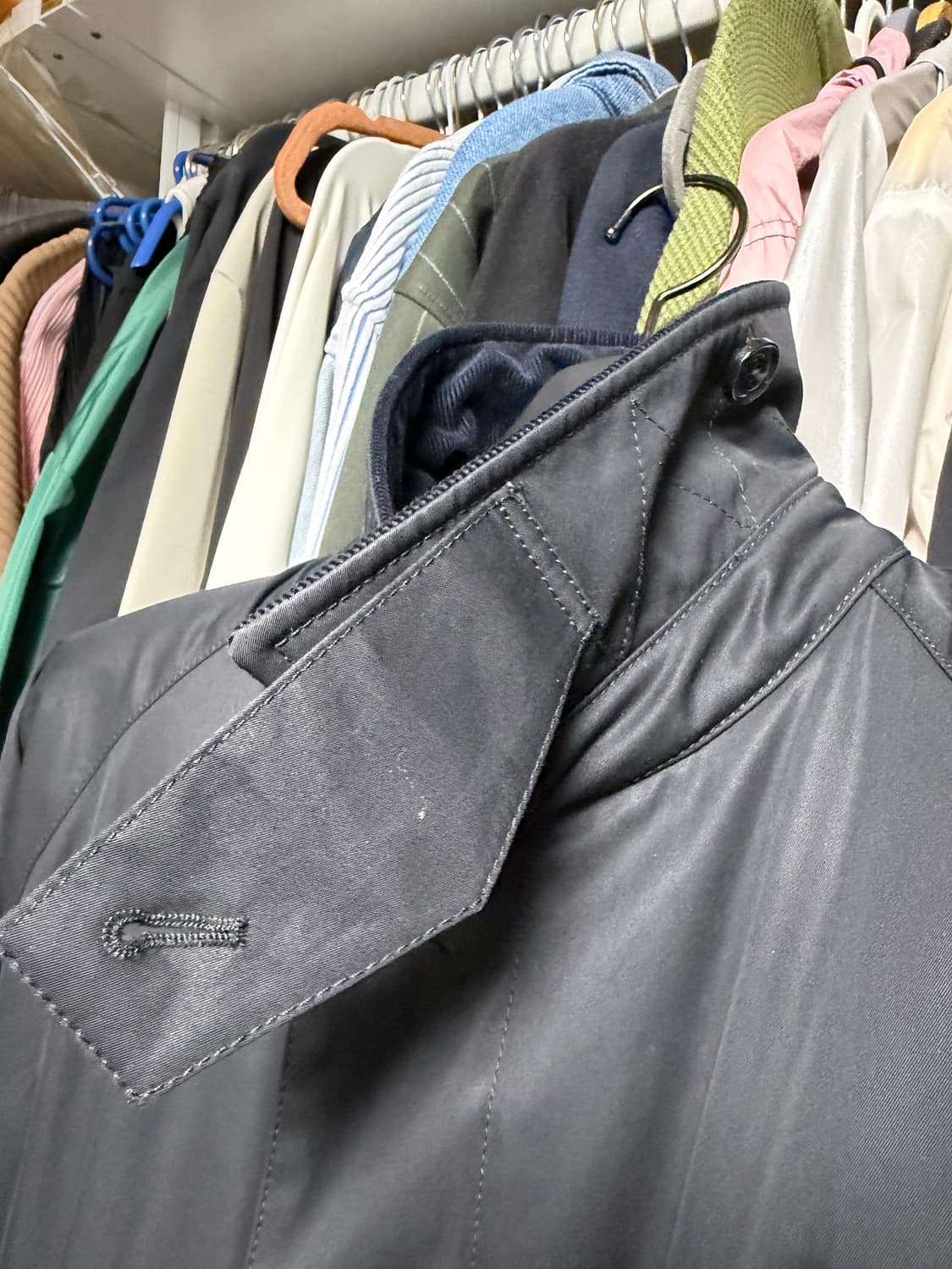 [3] 몽클레어 x 프라그먼트 지니어스 백스테이지 롱 코트 패딩 블랙 상품이미지3