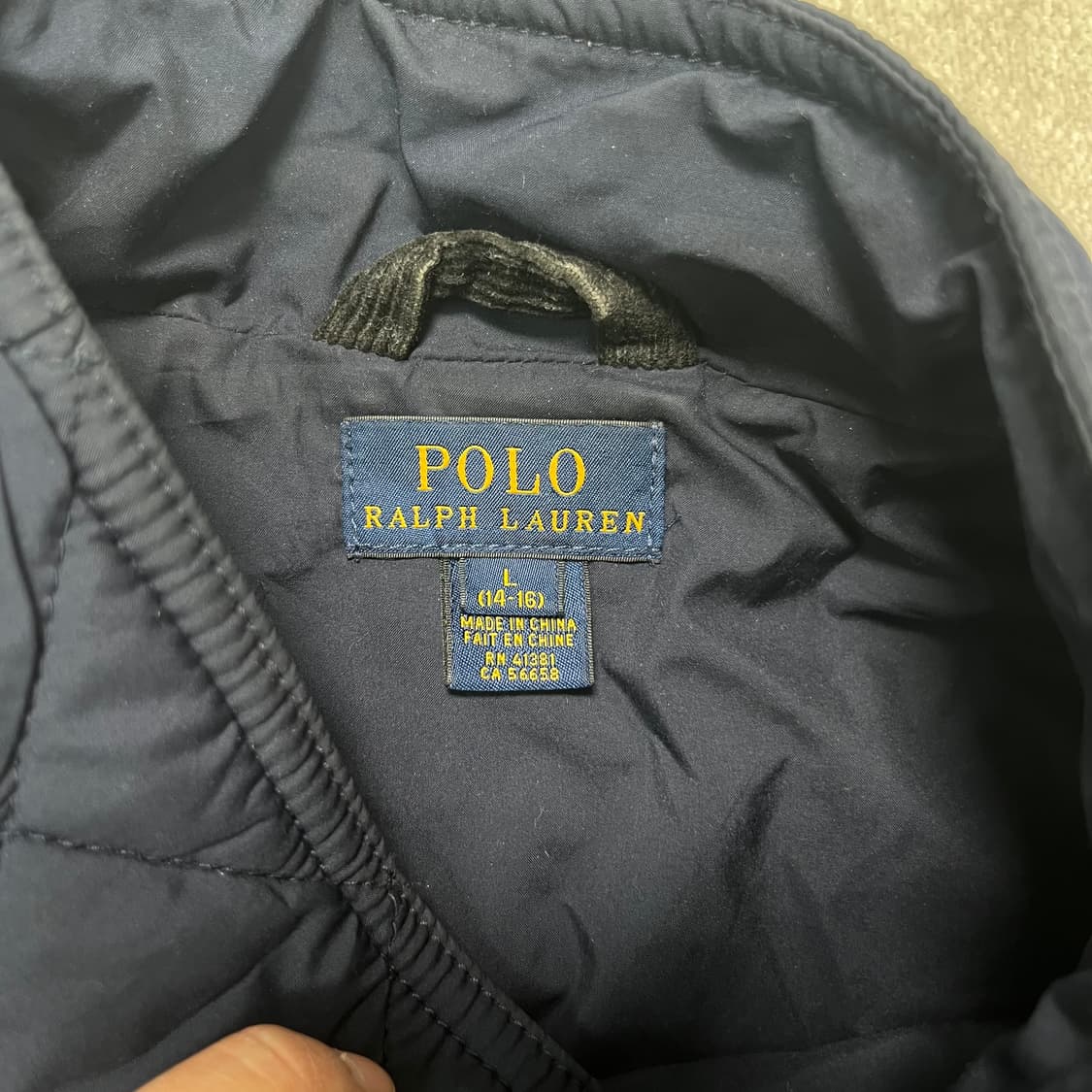 95 폴로랄프로렌 스몰포니 퀄팅 자켓 상품이미지3