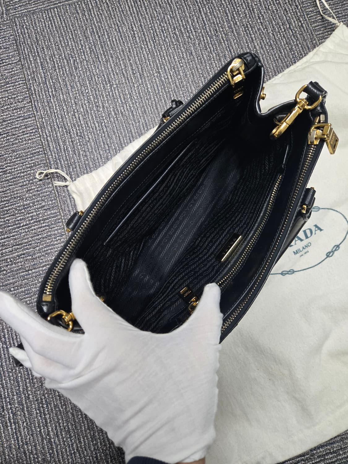 [특가][정품]프라다 사피아노 토트 숄더백 상품이미지7