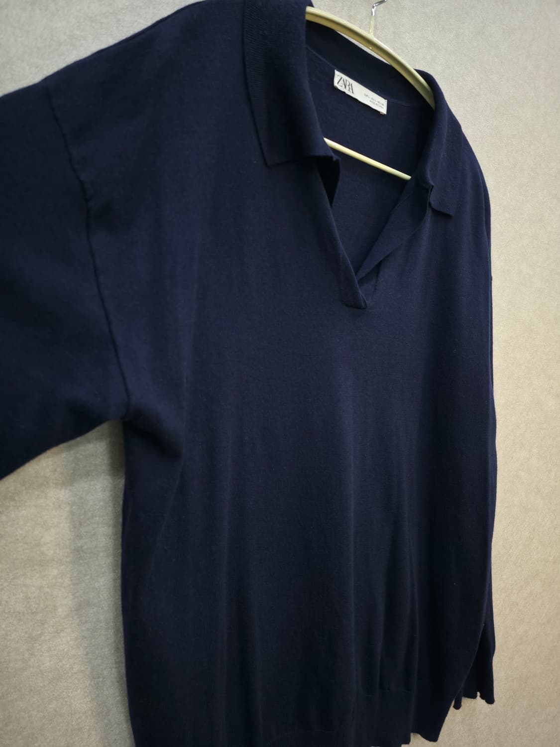 자라 남성 오픈카라 니트 ZARA 상품이미지3