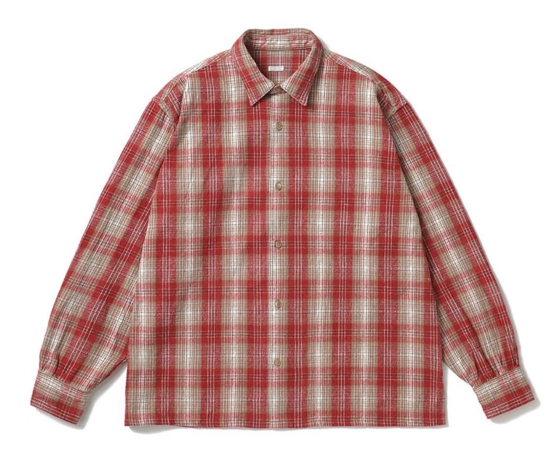 아프레쎄 26ss 실크 체크셔츠 3 size 상품이미지1